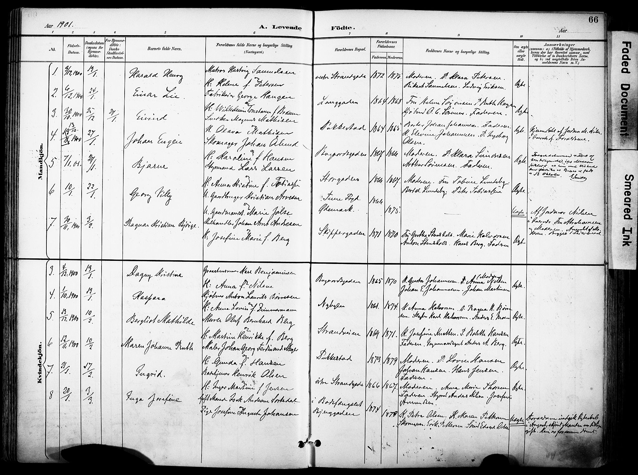 Sandefjord kirkebøker, SAKO/A-315/F/Fa/L0004: Parish register (official) no. 4, 1894-1905, p. 66