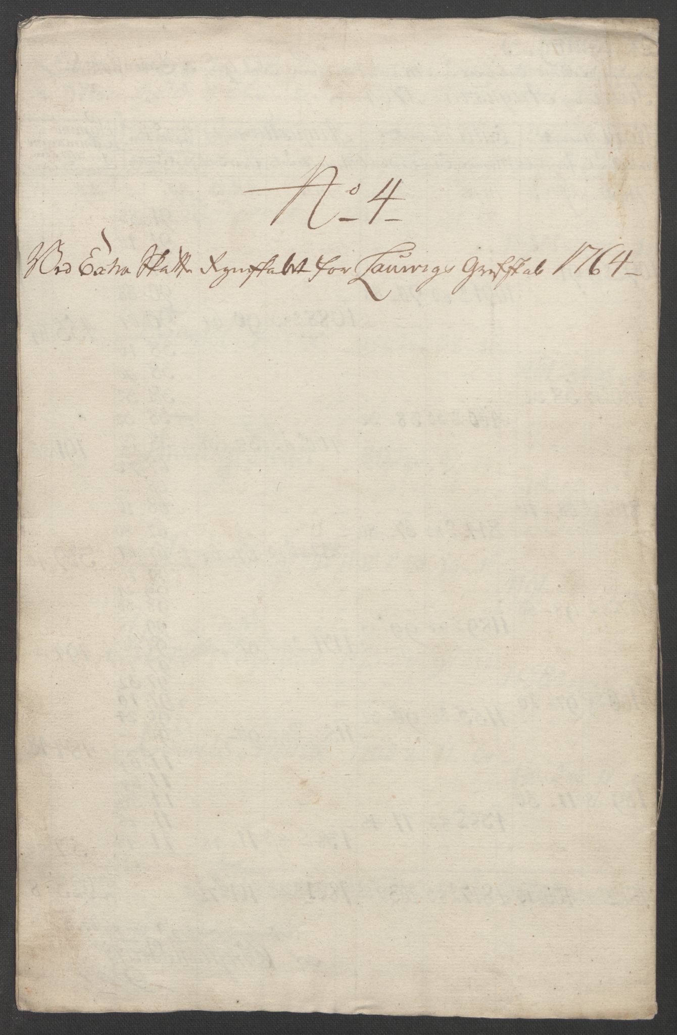 Rentekammeret inntil 1814, Reviderte regnskaper, Fogderegnskap, RA/EA-4092/R33/L2033: Ekstraskatten Larvik grevskap, 1762-1764, p. 547