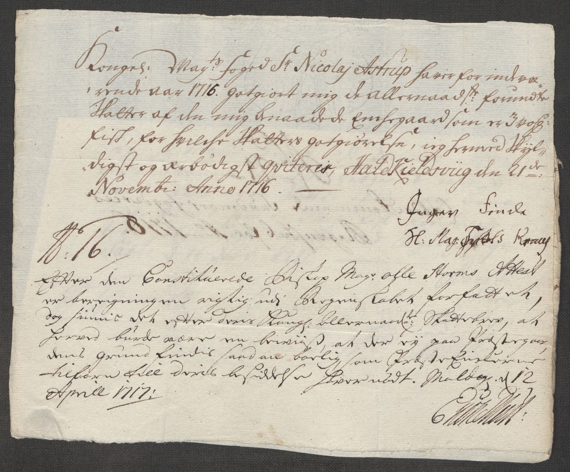 Rentekammeret inntil 1814, Reviderte regnskaper, Fogderegnskap, AV/RA-EA-4092/R54/L3568: Fogderegnskap Sunnmøre, 1716, p. 123