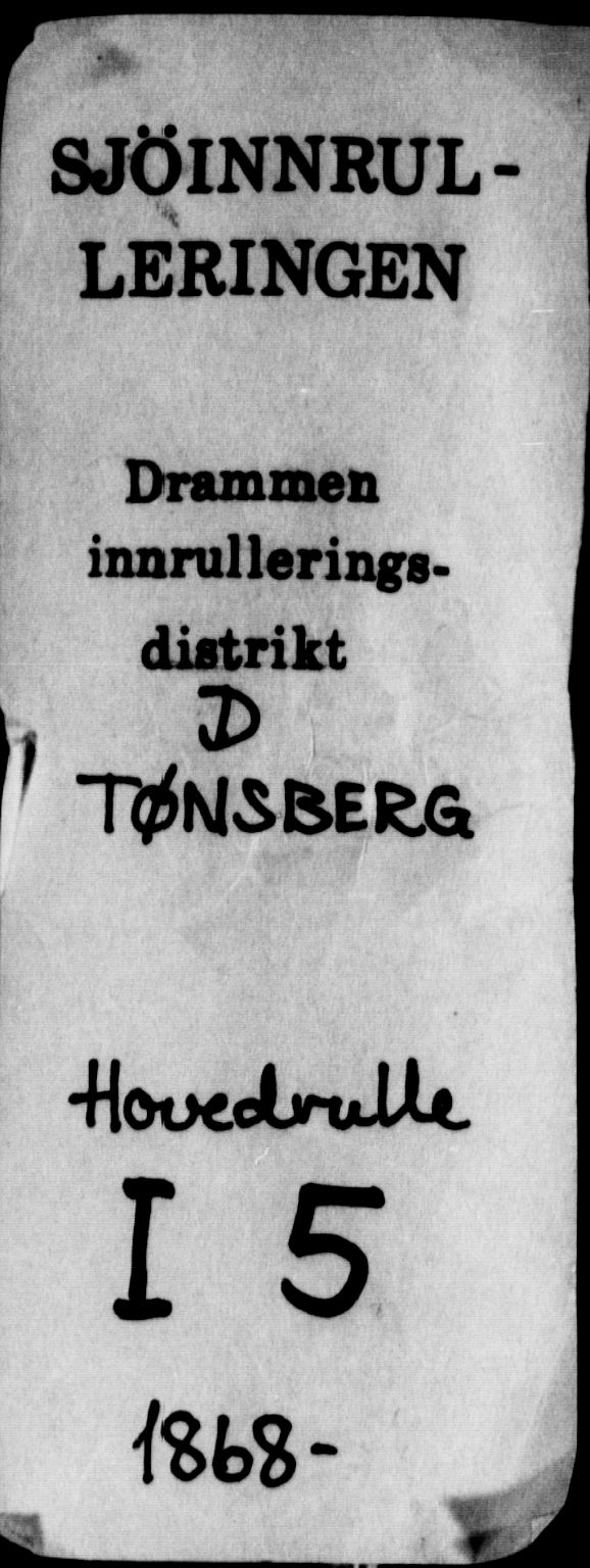 Tønsberg innrulleringskontor, SAKO/A-786/F/Fc/Fca/L0005: Hovedrulle Patent nr. 2209-3312, 1868-1869, p. 1