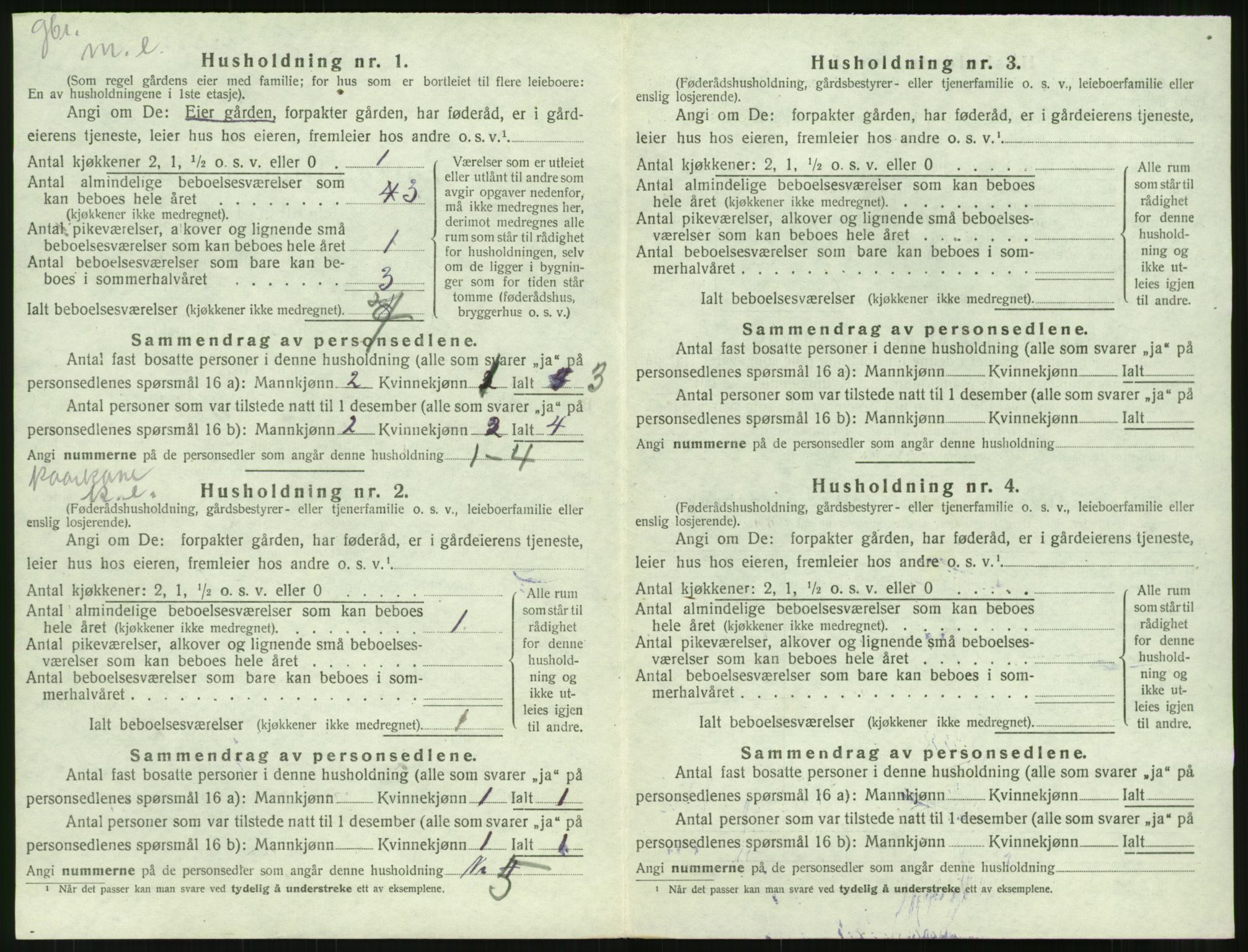 SAT, 1920 census for Bolsøy, 1920, p. 1346