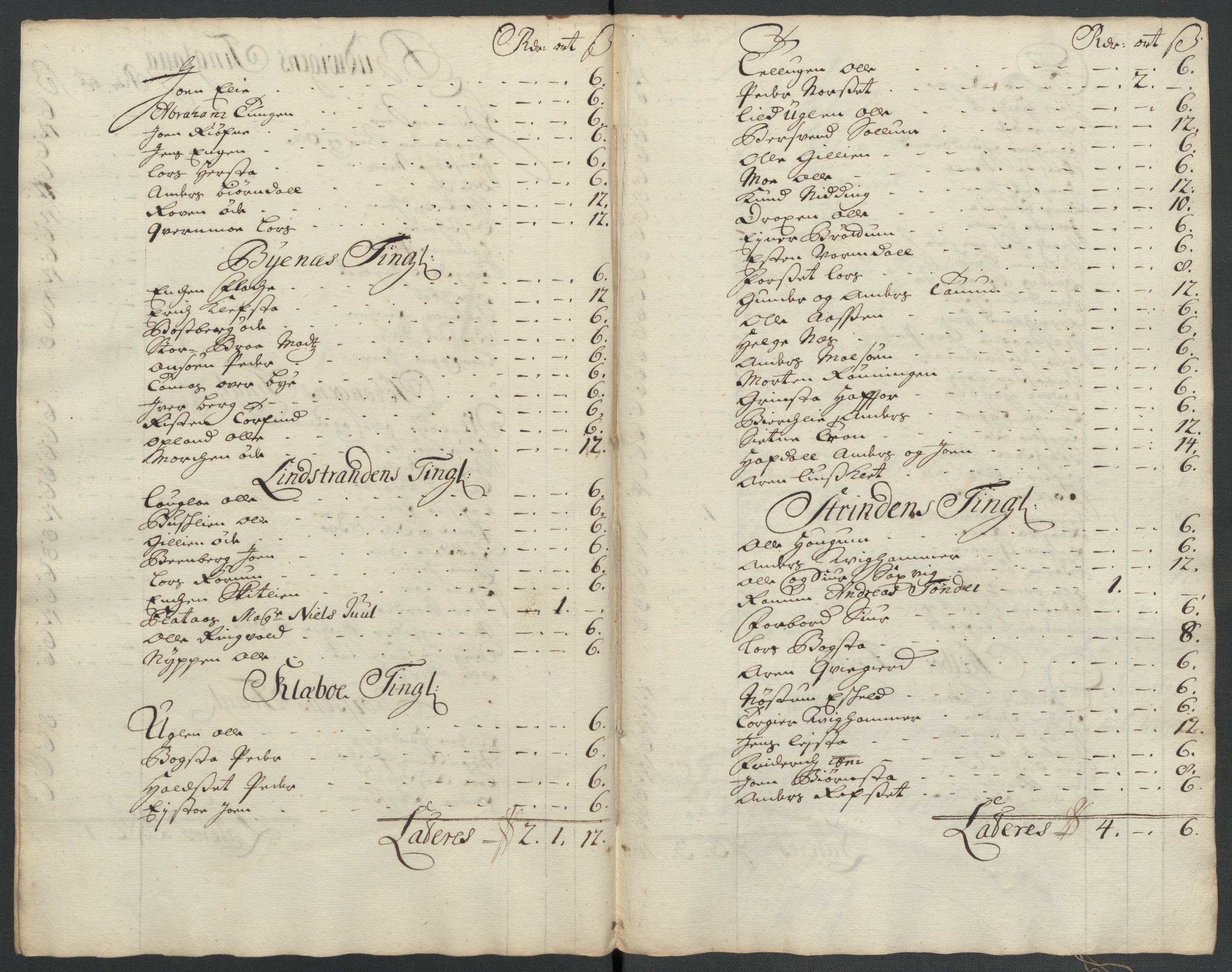 Rentekammeret inntil 1814, Reviderte regnskaper, Fogderegnskap, RA/EA-4092/R61/L4111: Fogderegnskap Strinda og Selbu, 1709-1710, p. 83