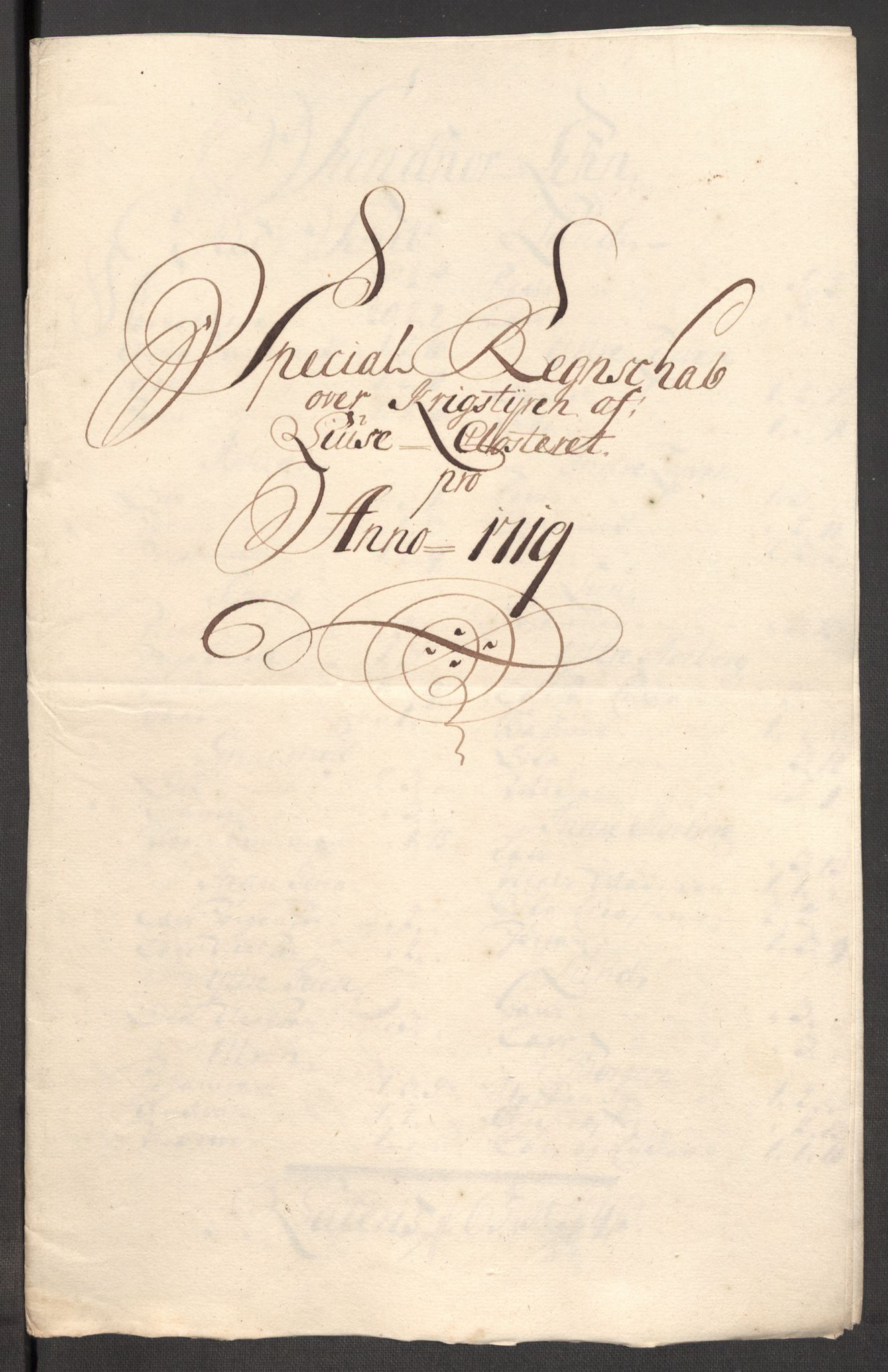 Rentekammeret inntil 1814, Reviderte regnskaper, Fogderegnskap, AV/RA-EA-4092/R50/L3160: Fogderegnskap Lyse kloster, 1710-1719, p. 482