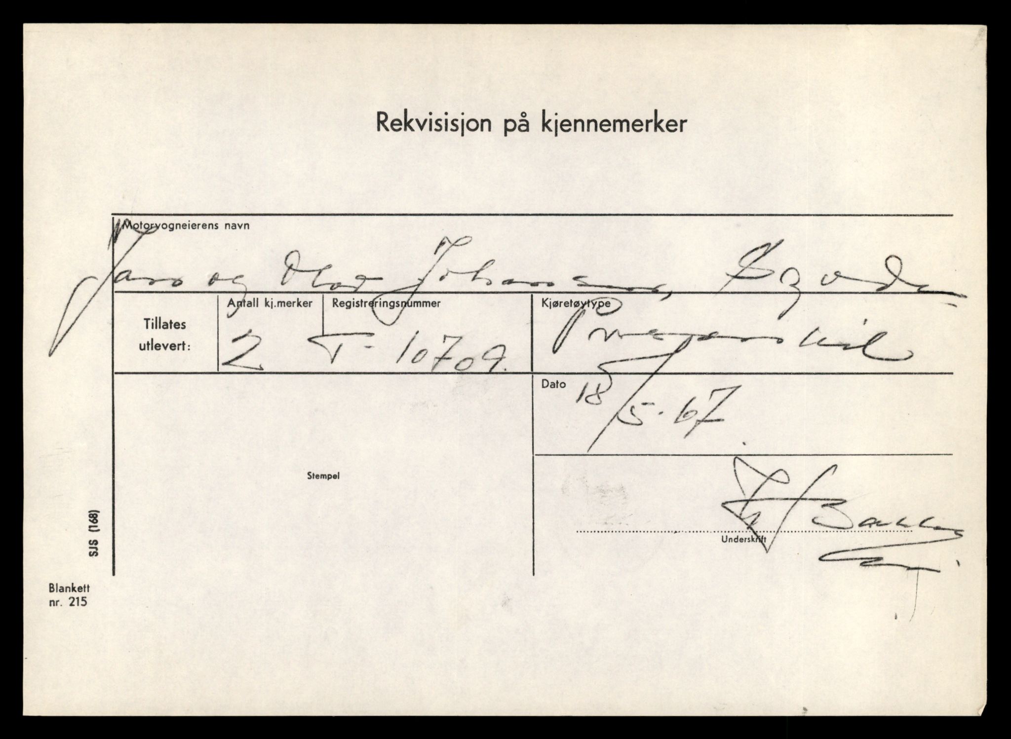Møre og Romsdal vegkontor - Ålesund trafikkstasjon, SAT/A-4099/F/Fe/L0023: Registreringskort for kjøretøy T 10695 - T 10809, 1927-1998, p. 446