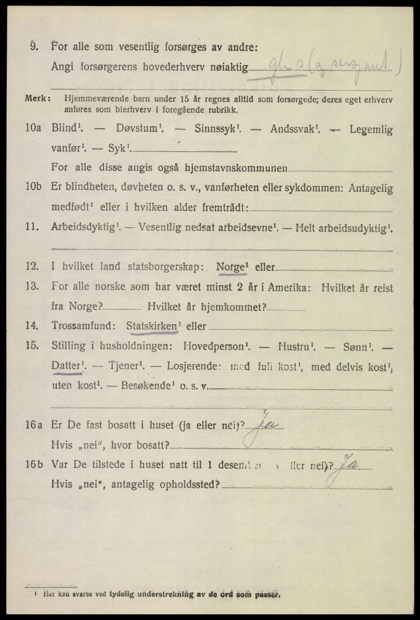 SAH, 1920 census for Østre Toten, 1920, p. 19605