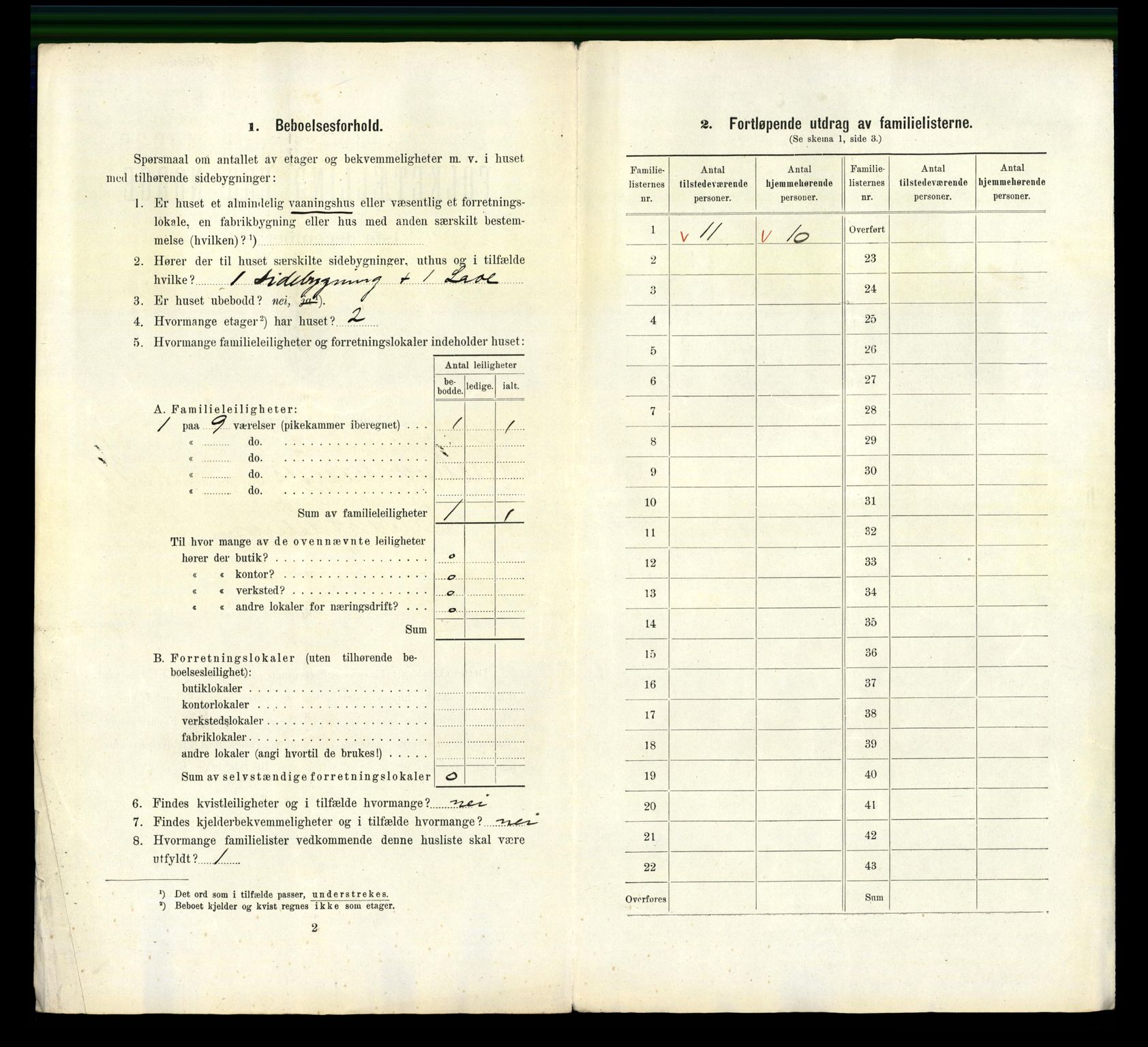 RA, 1910 census for Kristiansand, 1910, p. 9303