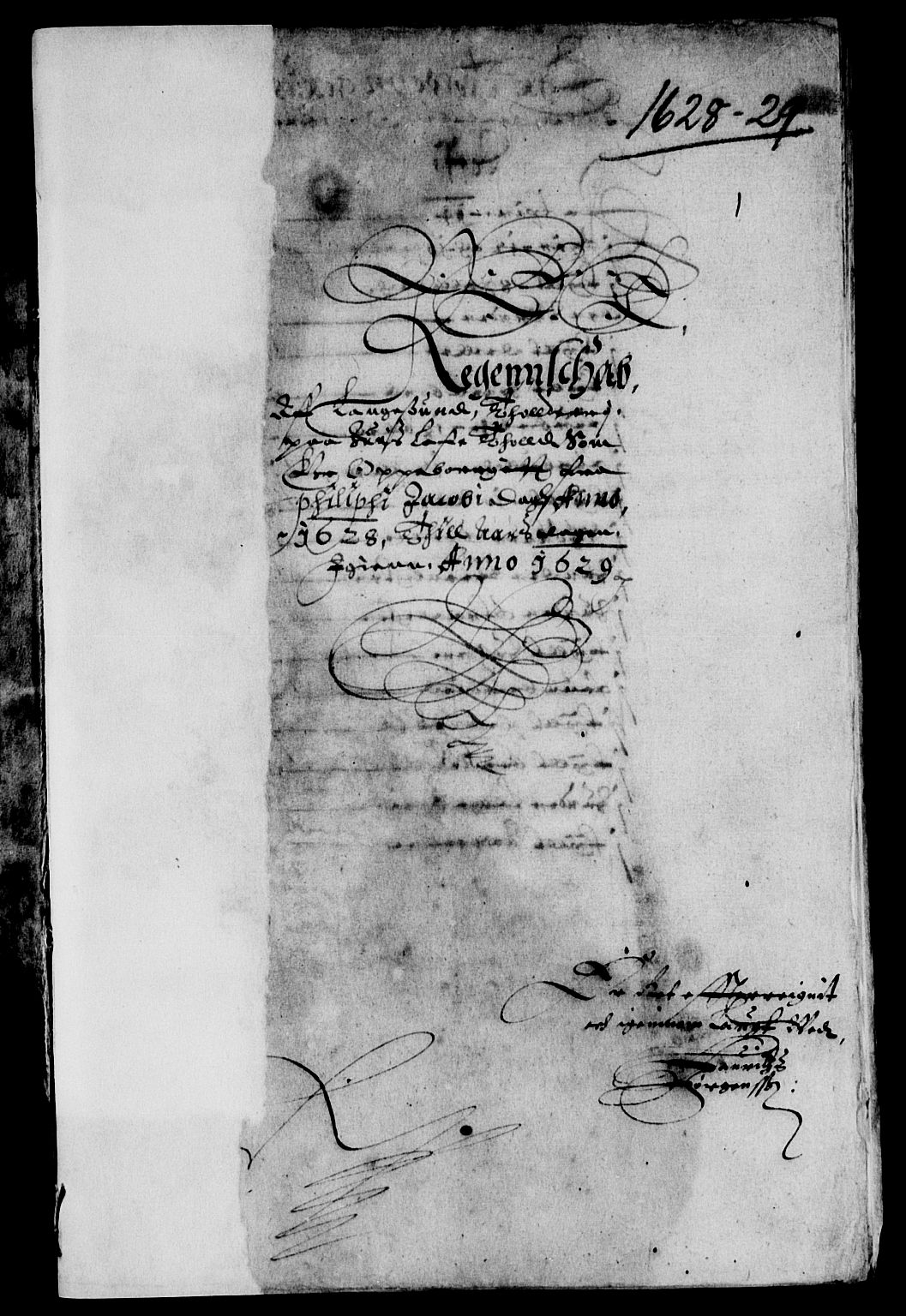 Rentekammeret inntil 1814, Reviderte regnskaper, Lensregnskaper, AV/RA-EA-5023/R/Rb/Rbp/L0012: Bratsberg len, 1627-1629