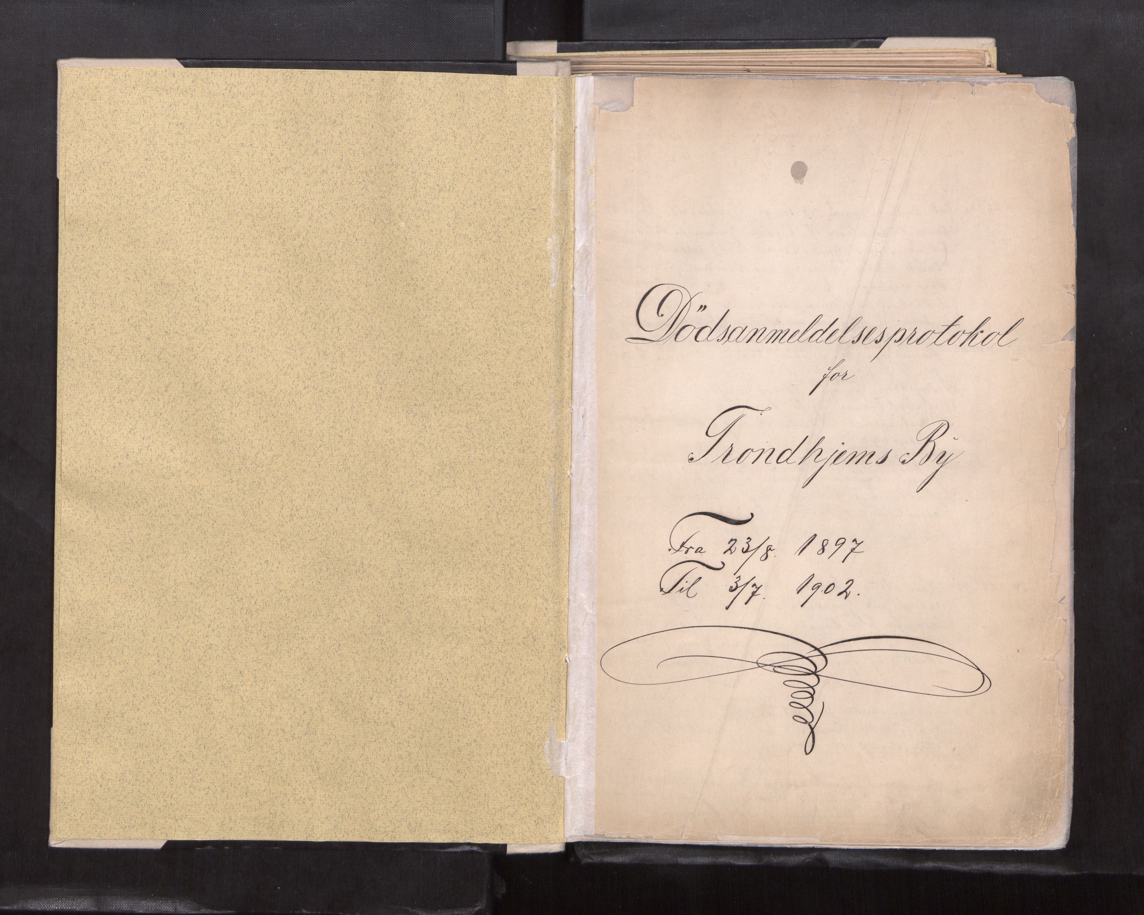 Trondheim byfogd, AV/SAT-A-0003/1/3/3L/L0005: Dødsanmeldelsesprotokoll - U, 1897-1902