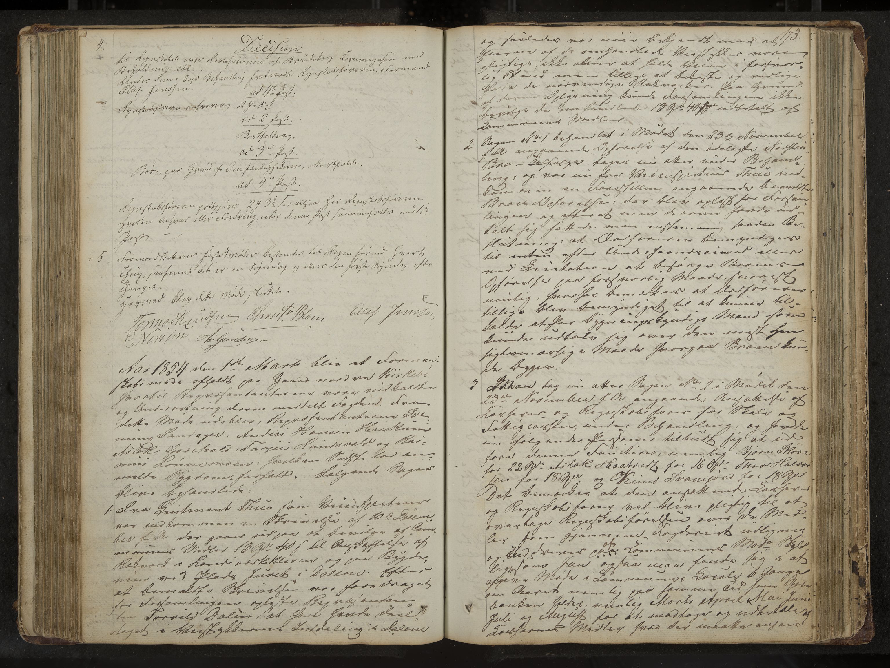 Kviteseid formannskap og sentraladministrasjon, IKAK/0829021/A/Aa/L0001: Møtebok med register, 1837-1866, p. 173