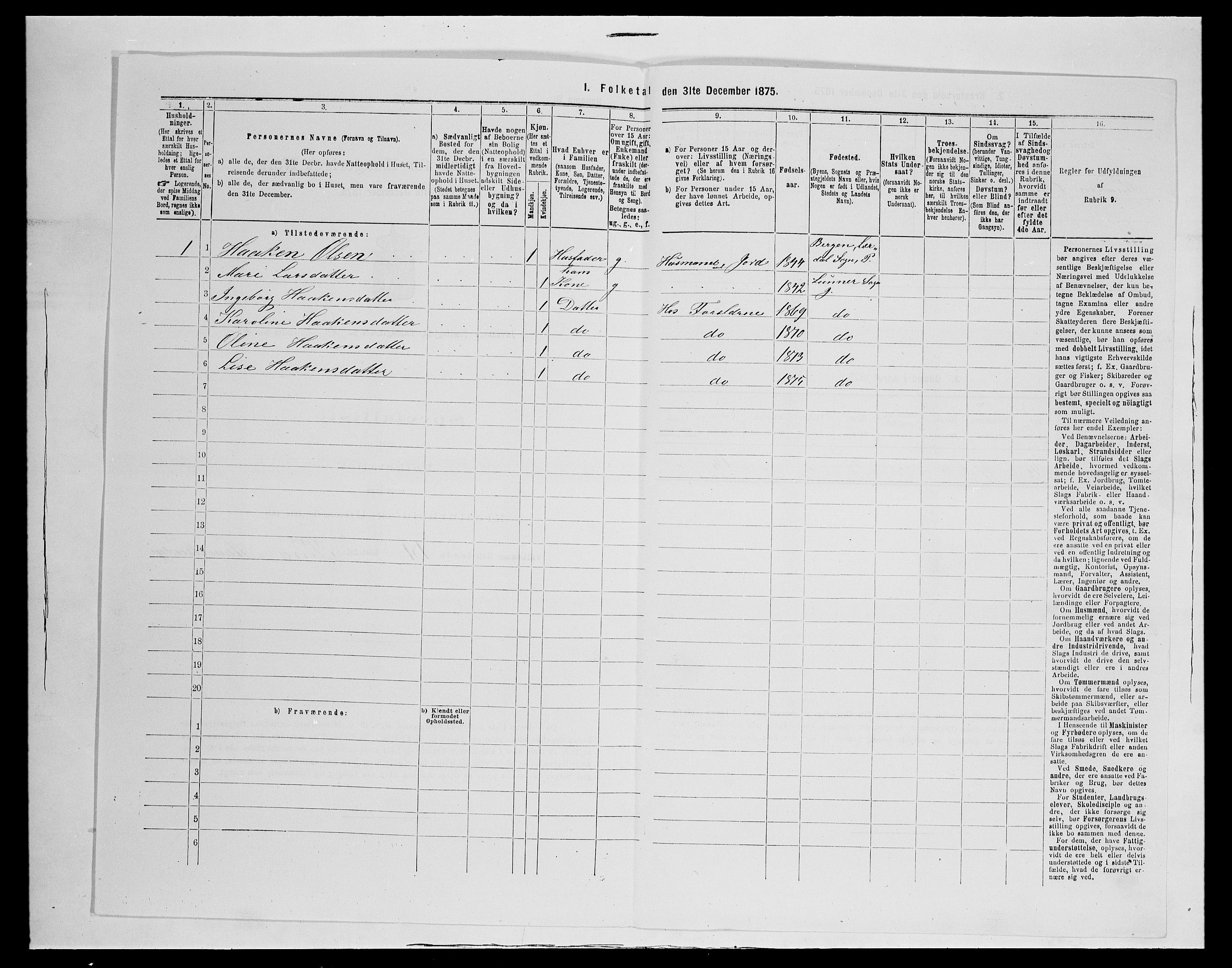 SAH, 1875 census for 0532P Jevnaker, 1875, p. 1112