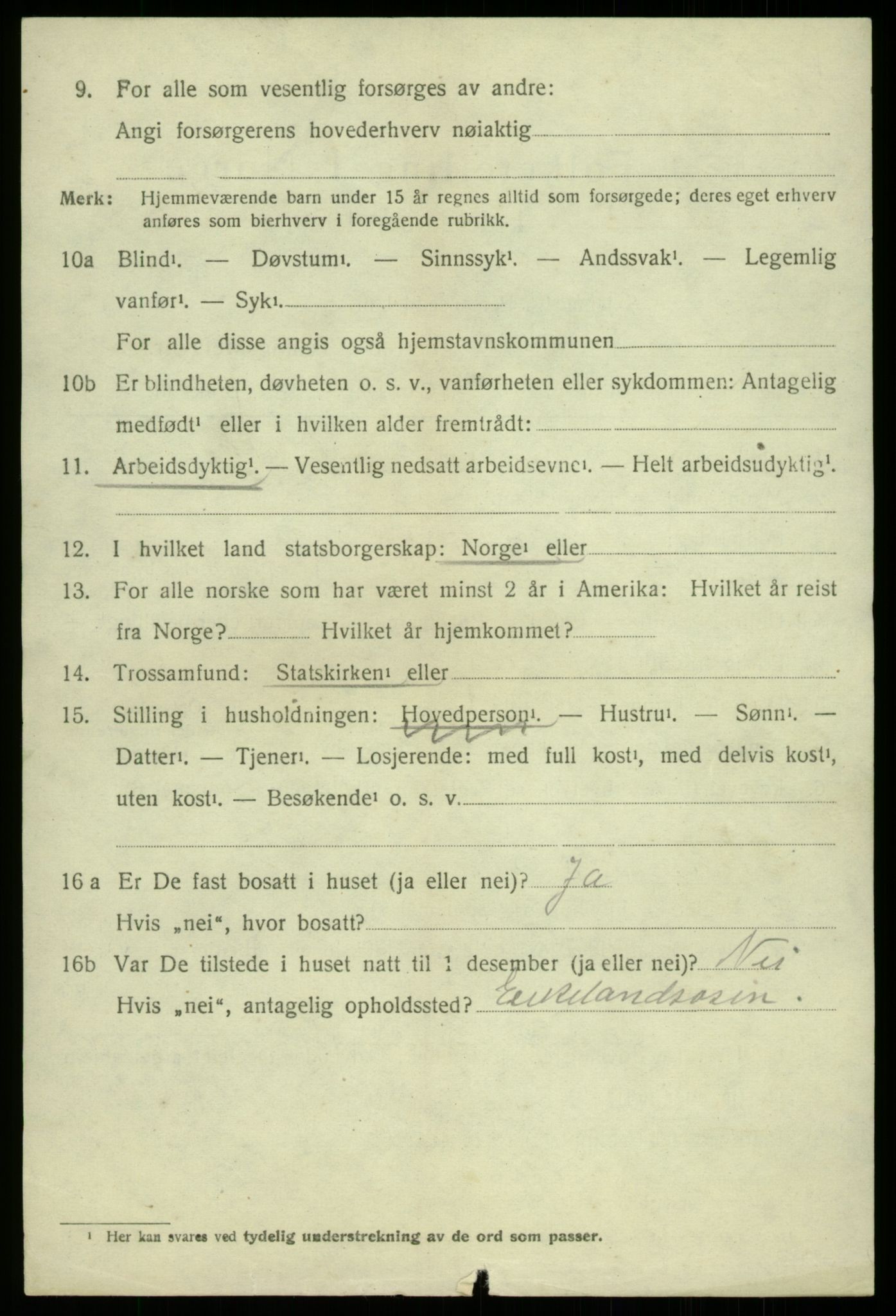 SAB, 1920 census for Hålandsdal, 1920, p. 471