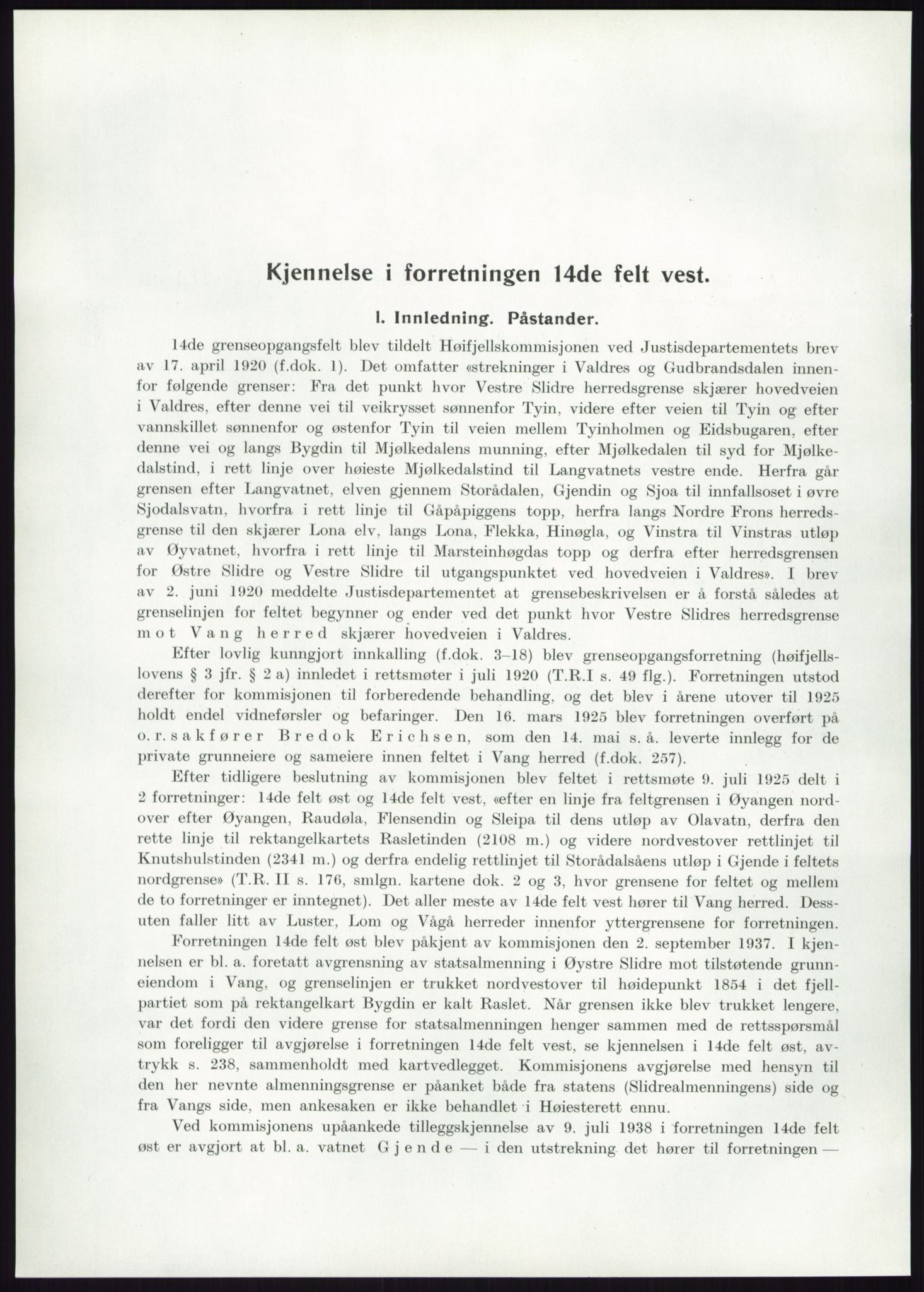 Høyfjellskommisjonen, RA/S-1546/X/Xa/L0001: Nr. 1-33, 1909-1953, p. 6029