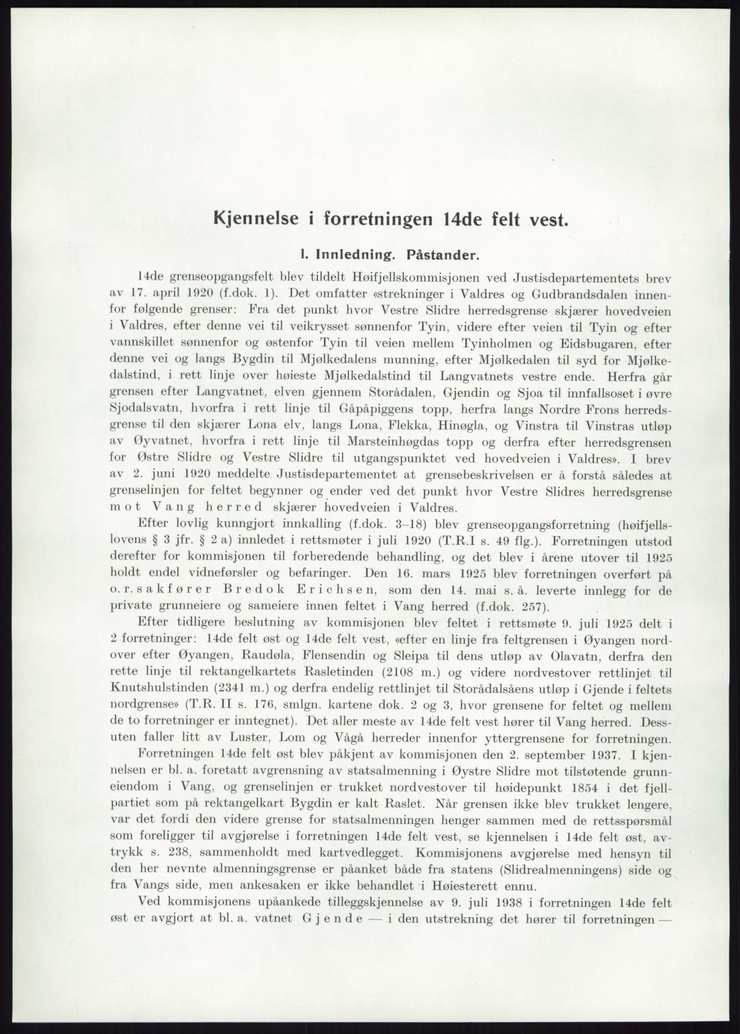 Høyfjellskommisjonen, AV/RA-S-1546/X/Xa/L0001: Nr. 1-33, 1909-1953, p. 6029