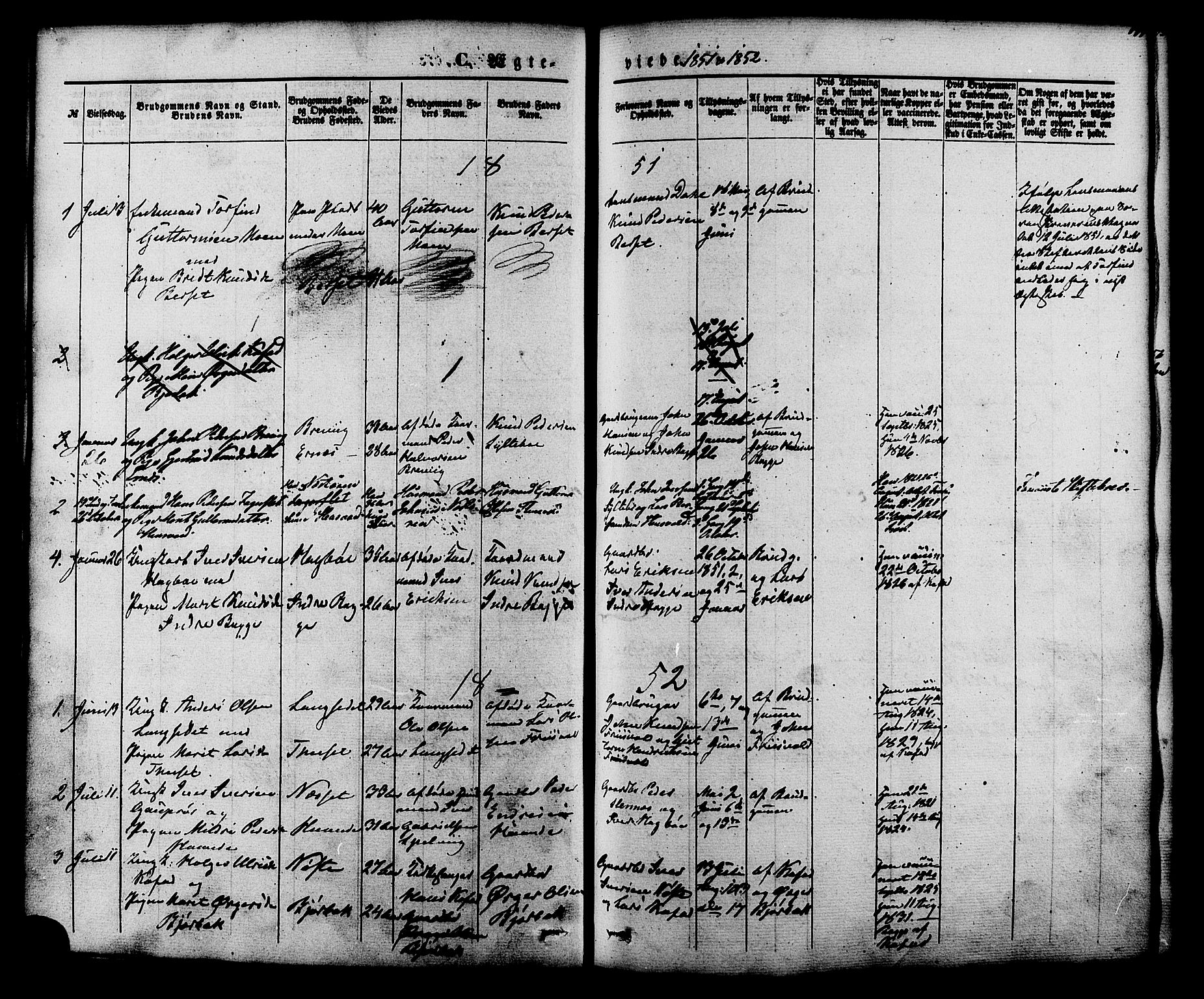 Ministerialprotokoller, klokkerbøker og fødselsregistre - Møre og Romsdal, SAT/A-1454/552/L0637: Parish register (official) no. 552A01, 1845-1879, p. 199