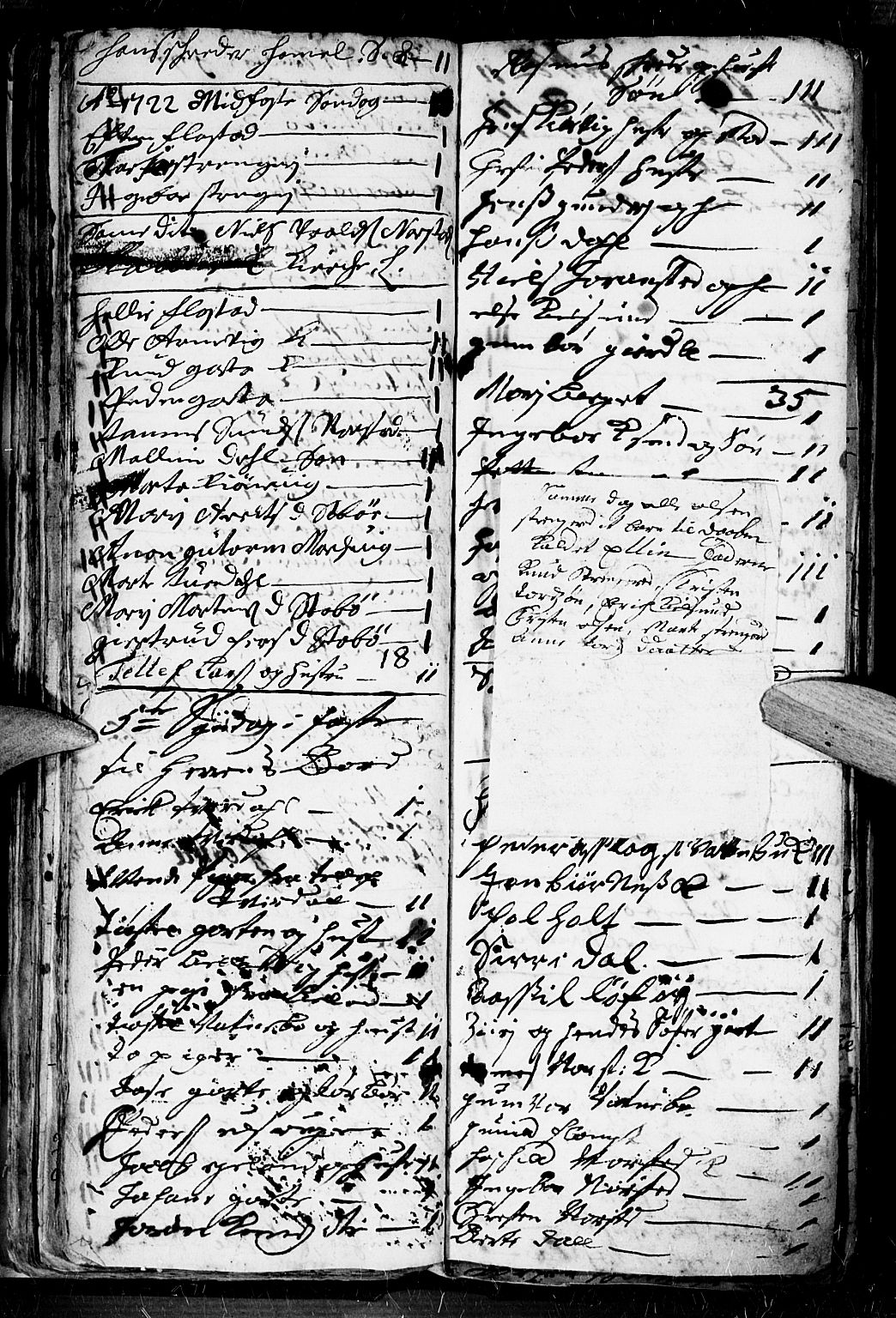 Dypvåg sokneprestkontor, SAK/1111-0007/F/Fb/Fba/L0003: Parish register (copy) no. B 3, 1715-1738, p. 73