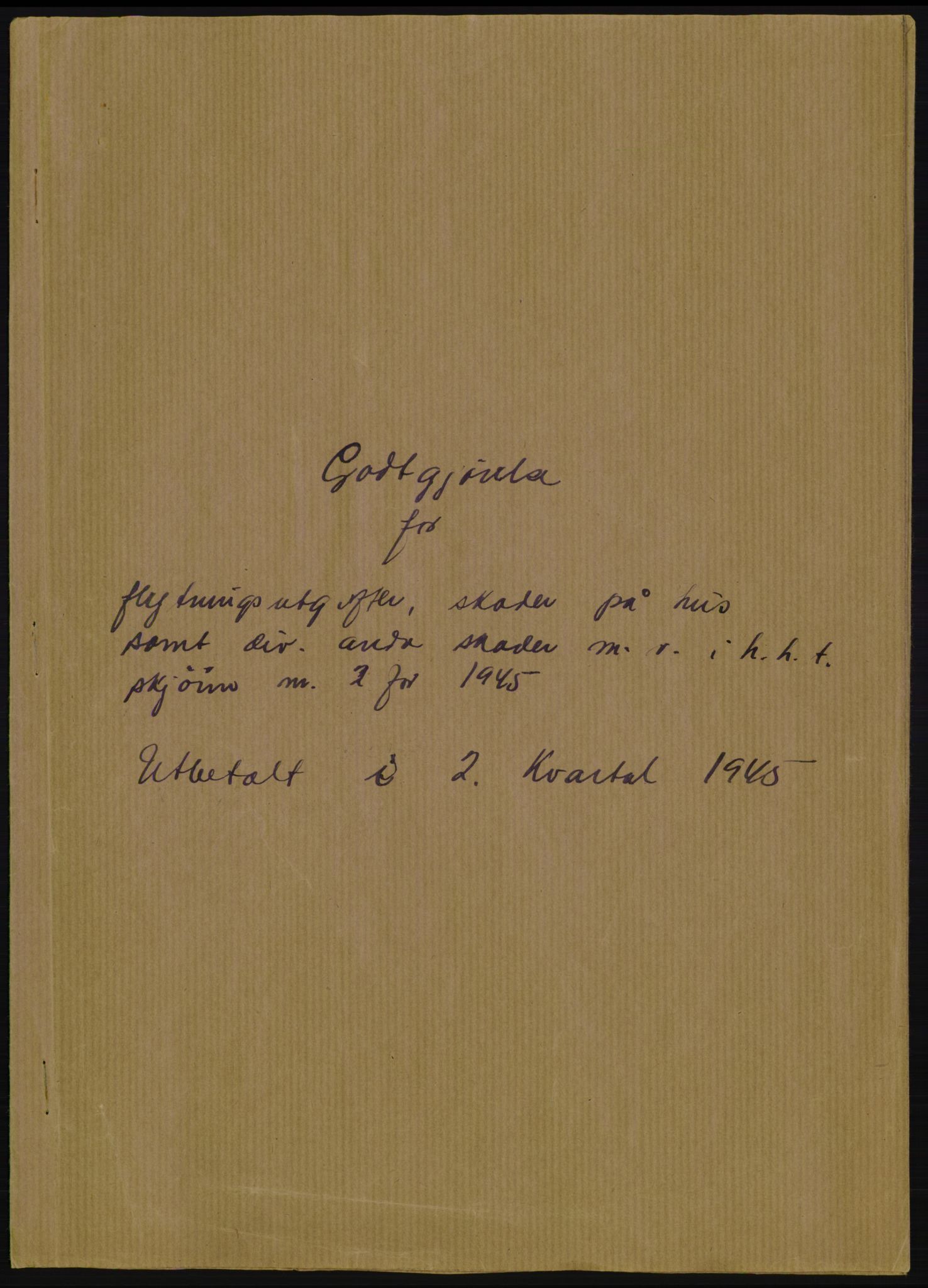 Forsvarsdepartementet, 10. kontor / Oppgjørskontoret, AV/RA-RAFA-1225/D/Db/L0180: Lista oppgjørskontor, 1942-1952, p. 1136