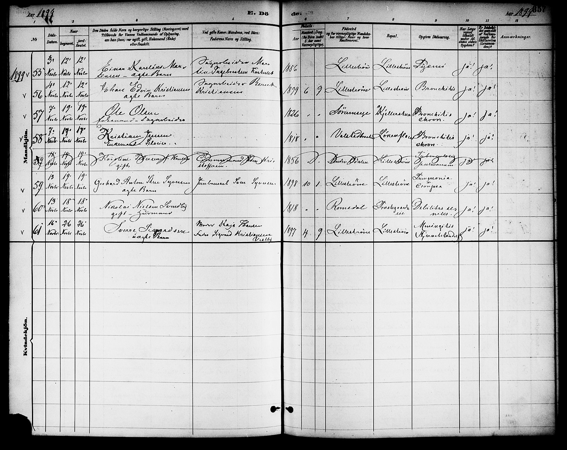 Skedsmo prestekontor Kirkebøker, SAO/A-10033a/F/Fa/L0014: Parish register (official) no. I 14, 1892-1901, p. 357