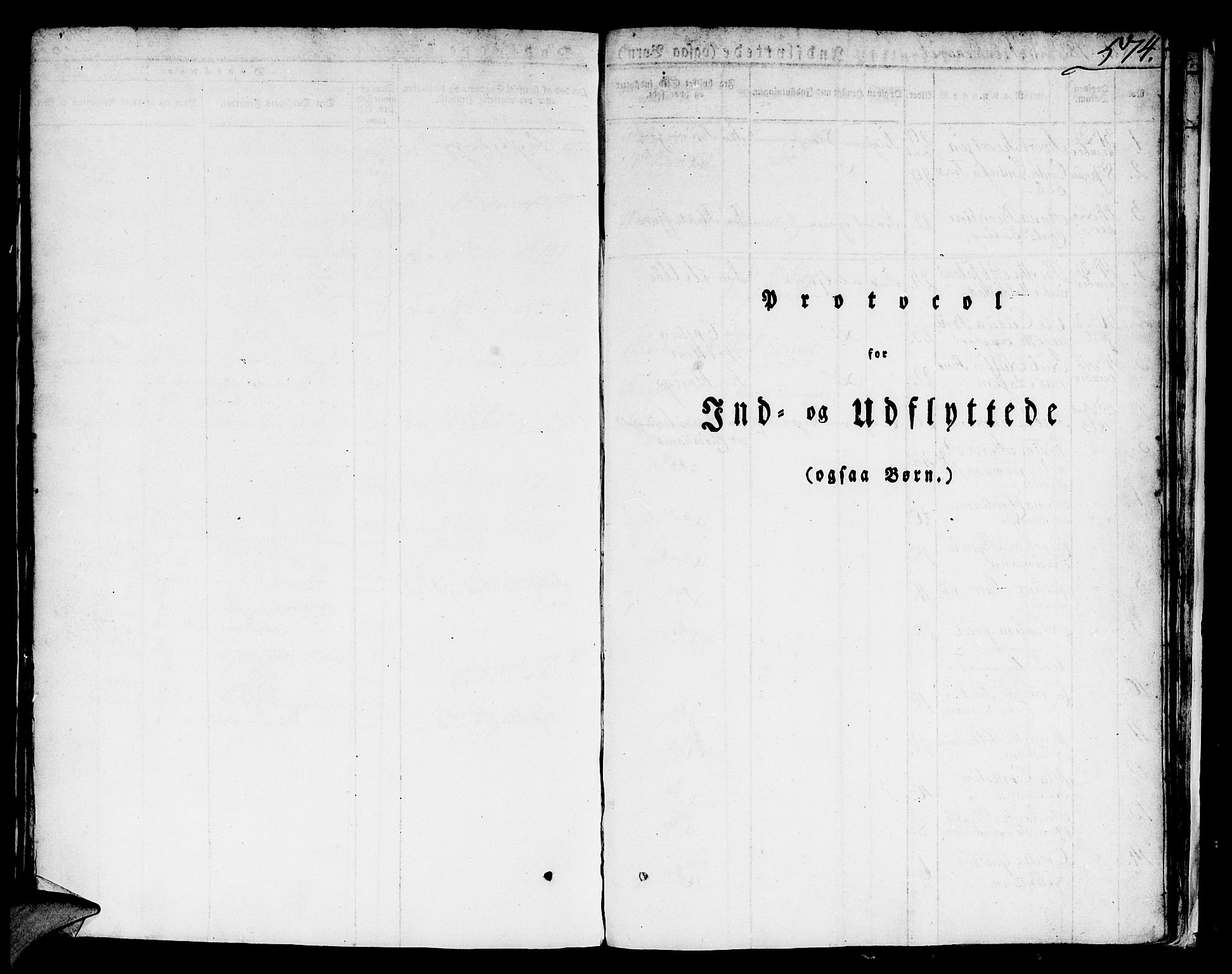 Domkirken sokneprestembete, SAB/A-74801/H/Hab/L0002: Parish register (copy) no. A 2, 1821-1839, p. 574