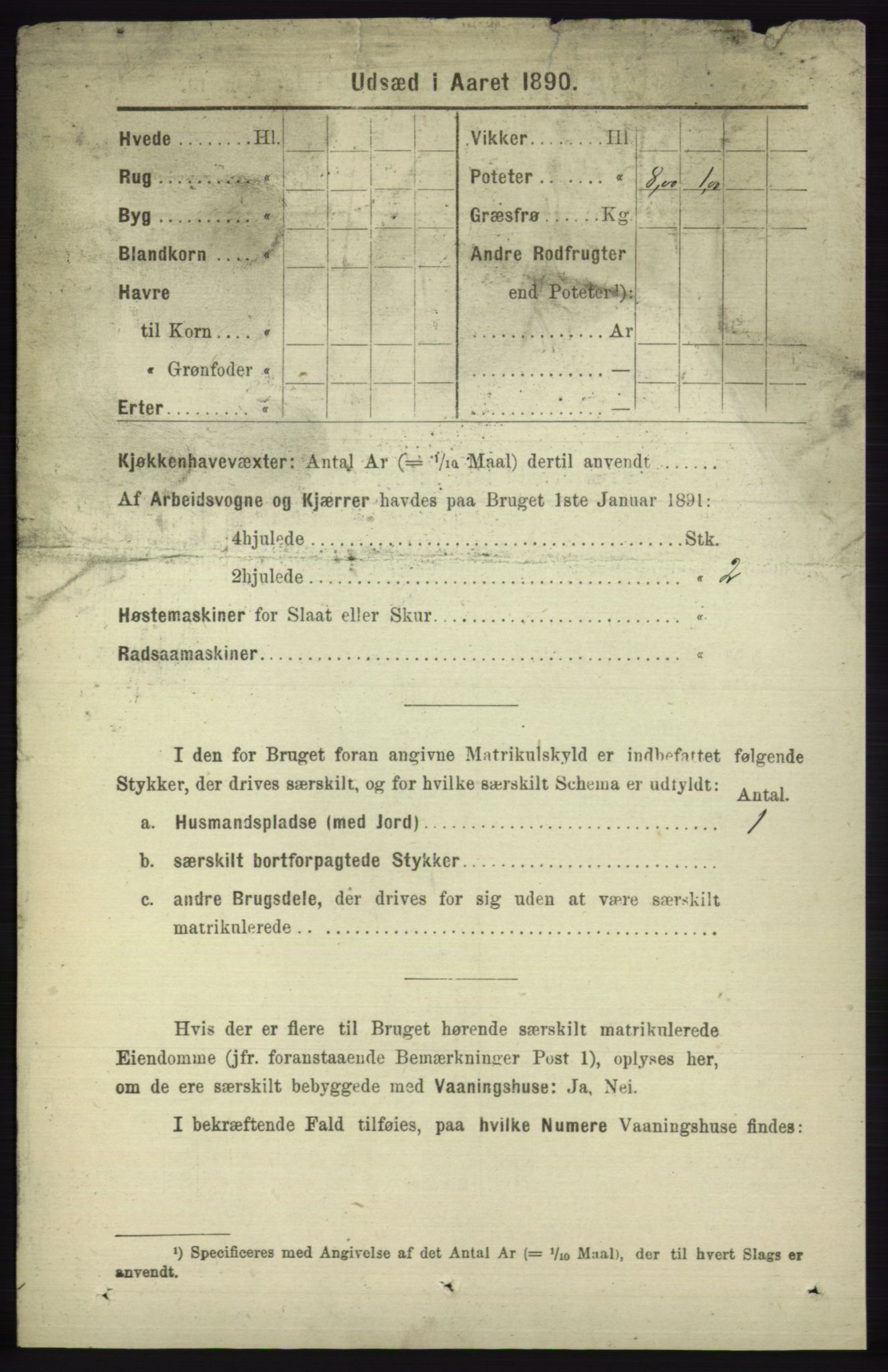 RA, 1891 census for 1230 Ullensvang, 1891, p. 6674