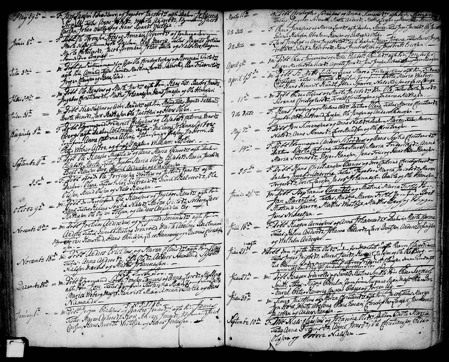 Strømsø kirkebøker, AV/SAKO-A-246/F/Fb/L0002: Parish register (official) no. II 2, 1739-1814, p. 68