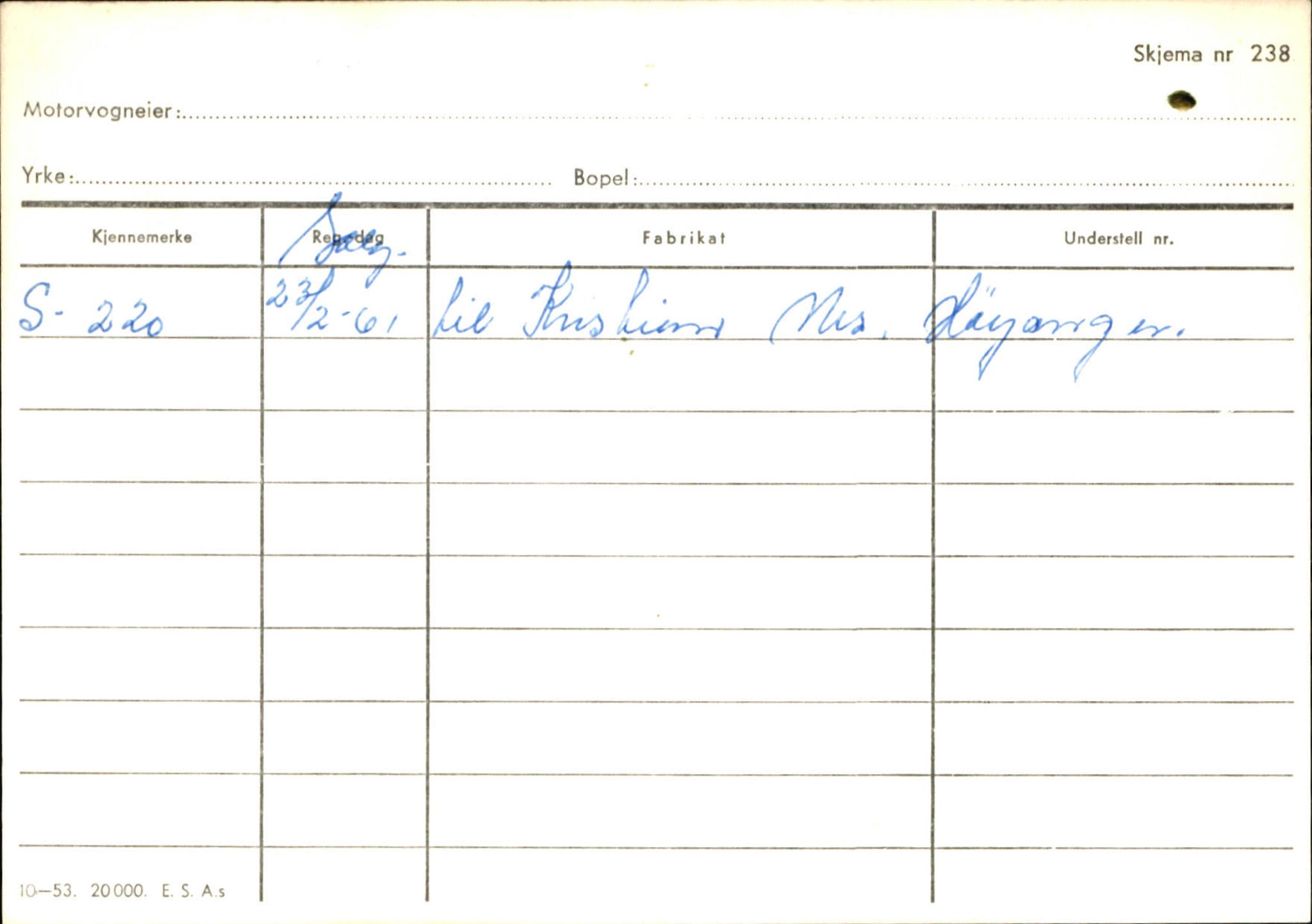 Statens vegvesen, Sogn og Fjordane vegkontor, AV/SAB-A-5301/4/F/L0130: Eigarregister Eid T-Å. Høyanger A-O, 1945-1975, p. 2193