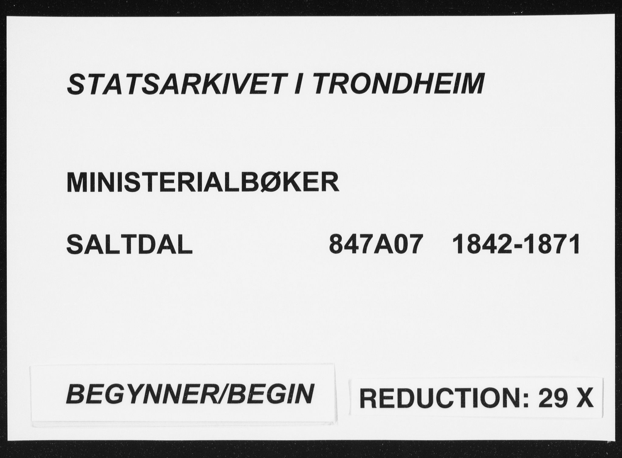 Ministerialprotokoller, klokkerbøker og fødselsregistre - Nordland, SAT/A-1459/847/L0667: Parish register (official) no. 847A07, 1842-1871