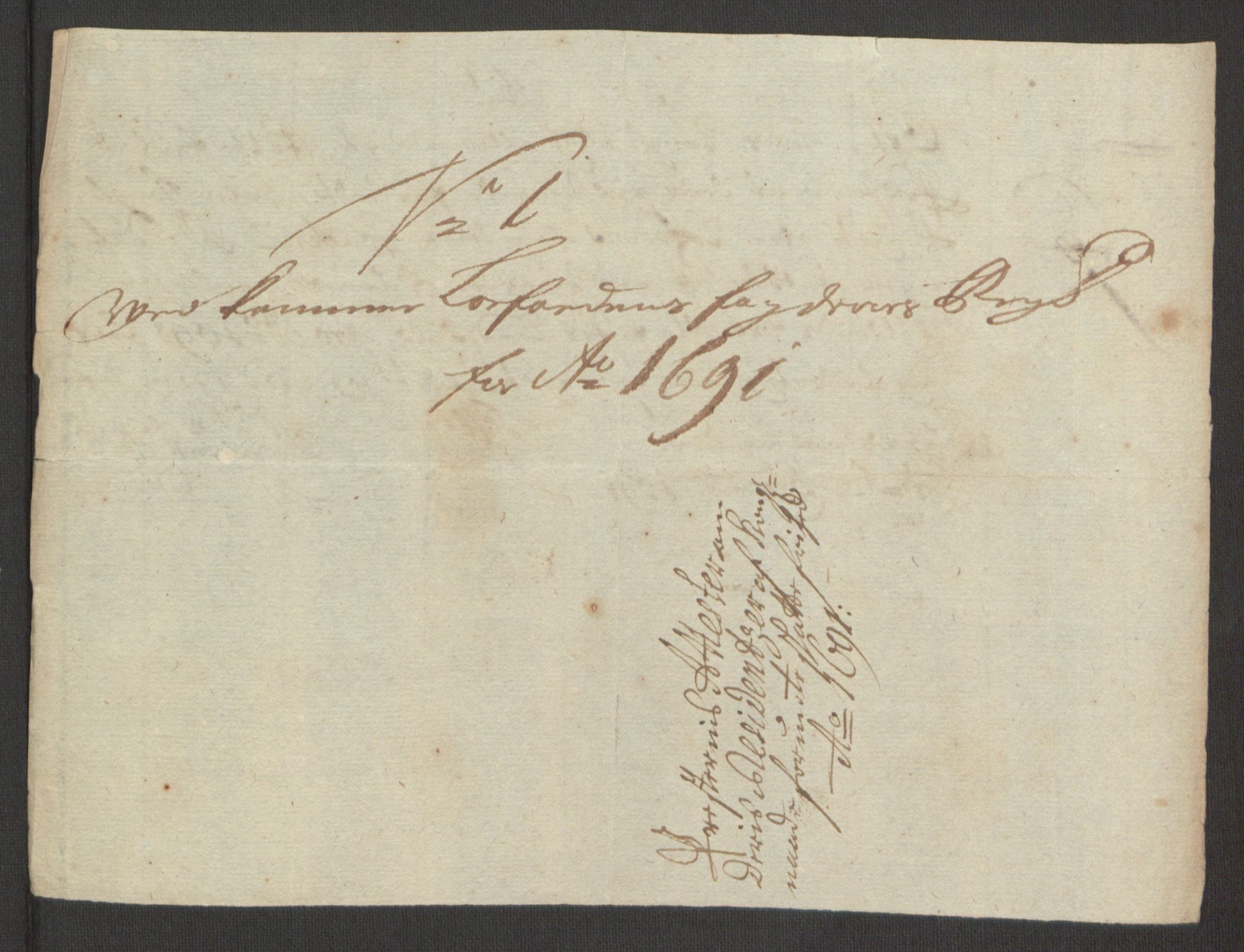 Rentekammeret inntil 1814, Reviderte regnskaper, Fogderegnskap, AV/RA-EA-4092/R67/L4675: Fogderegnskap Vesterålen, Andenes og Lofoten, 1691-1693, p. 90