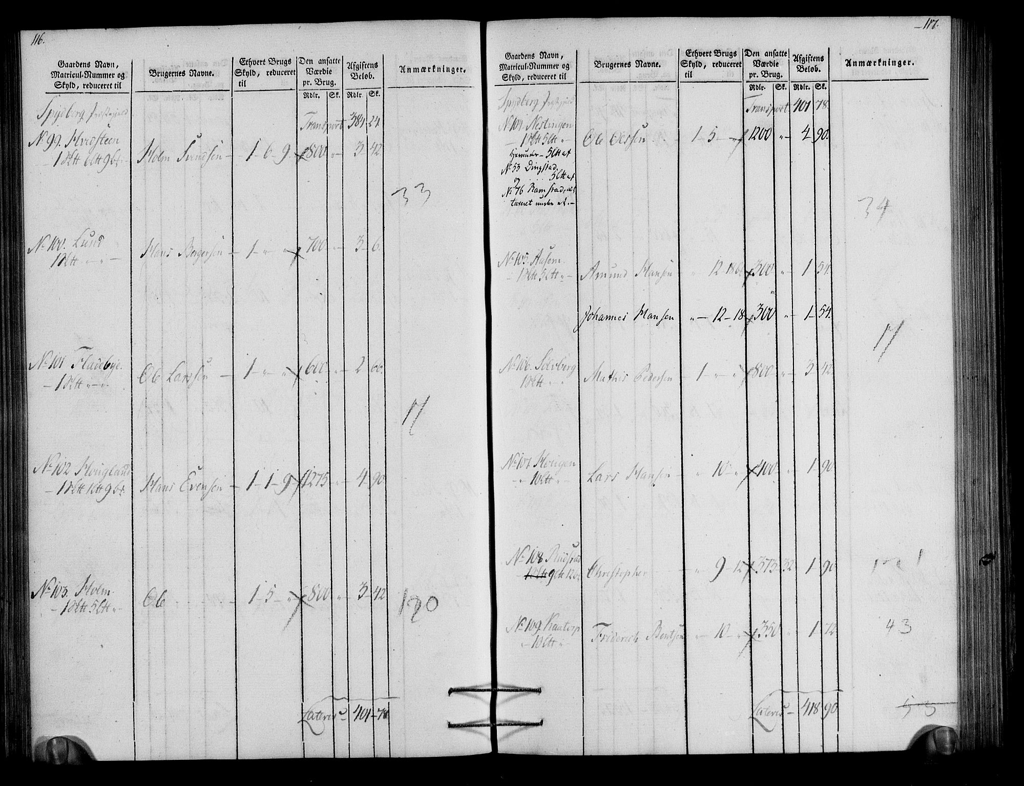 Rentekammeret inntil 1814, Realistisk ordnet avdeling, AV/RA-EA-4070/N/Ne/Nea/L0003: Rakkestad, Heggen og Frøland fogderi. Oppebørselsregister, 1803, p. 61