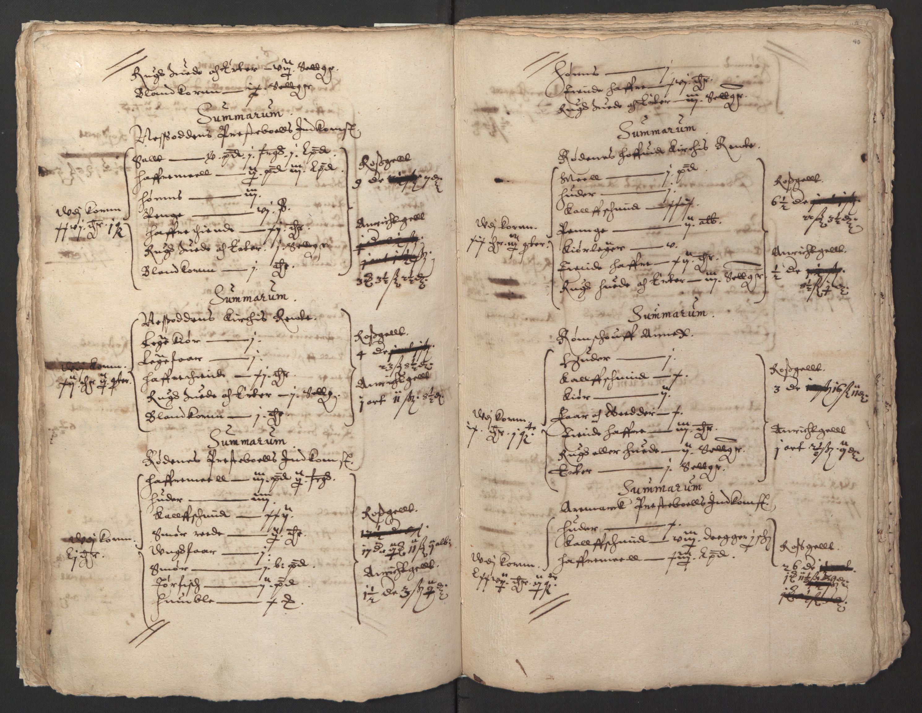 Stattholderembetet 1572-1771, AV/RA-EA-2870/Ek/L0014/0001: Jordebøker til utlikning av rosstjeneste 1624-1626: / Kirke- og prestebolsinntekter i Oslo og Hamar bispedømme, 1625-1626, p. 42