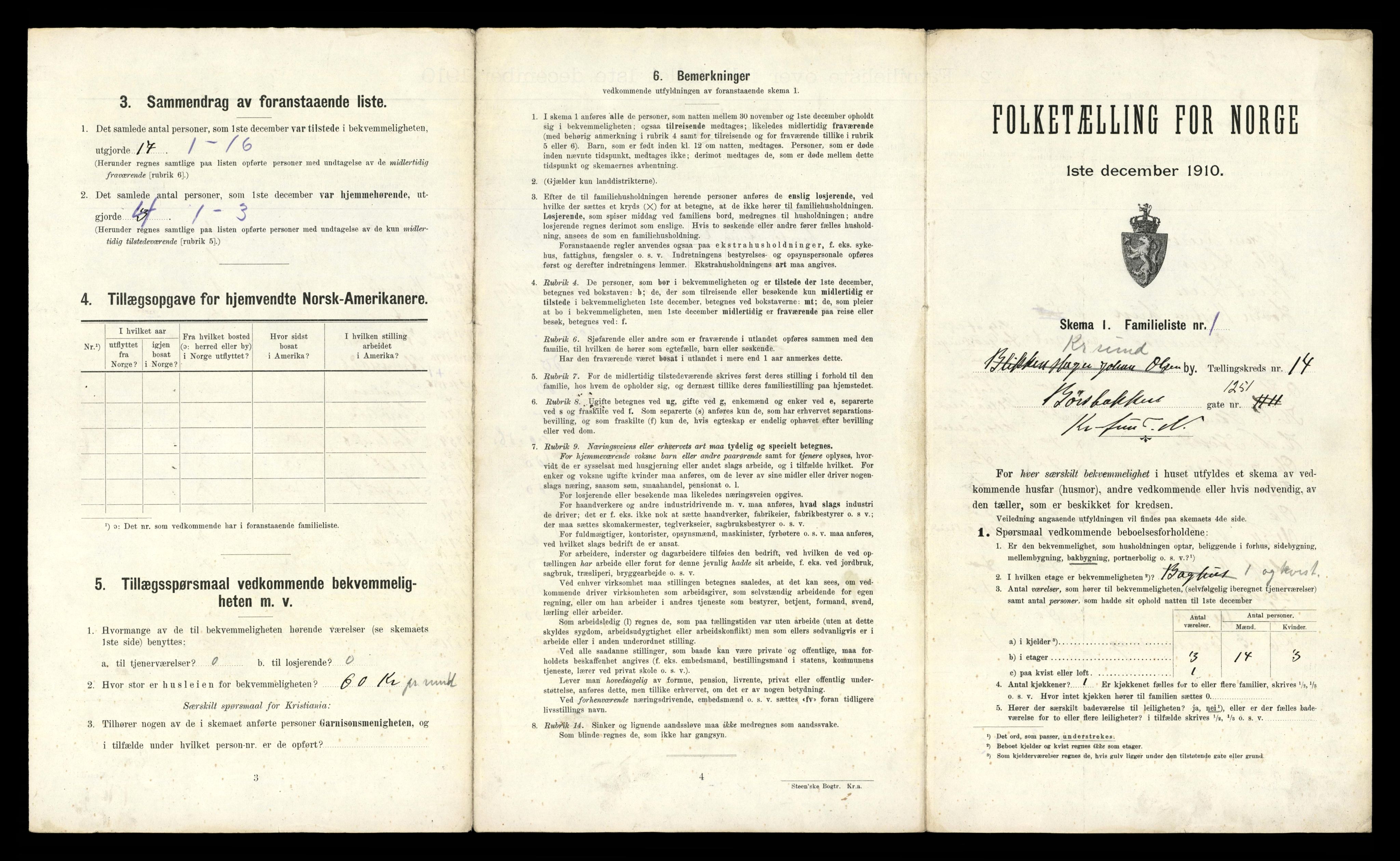 RA, 1910 census for Kristiansund, 1910, p. 4289