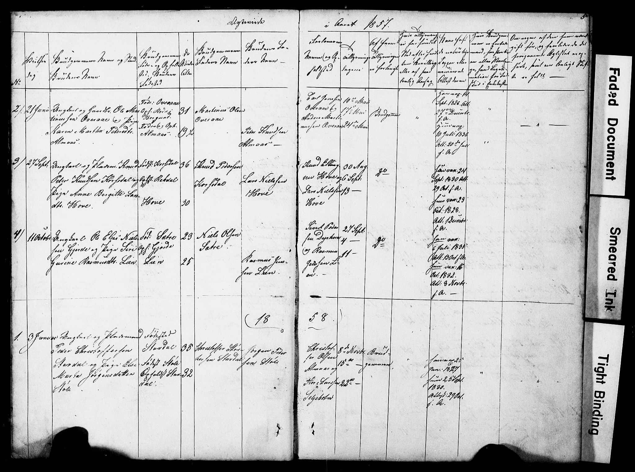 Ministerialprotokoller, klokkerbøker og fødselsregistre - Møre og Romsdal, AV/SAT-A-1454/521/L0301: Parish register (copy) no. 521C02, 1854-1881, p. 5