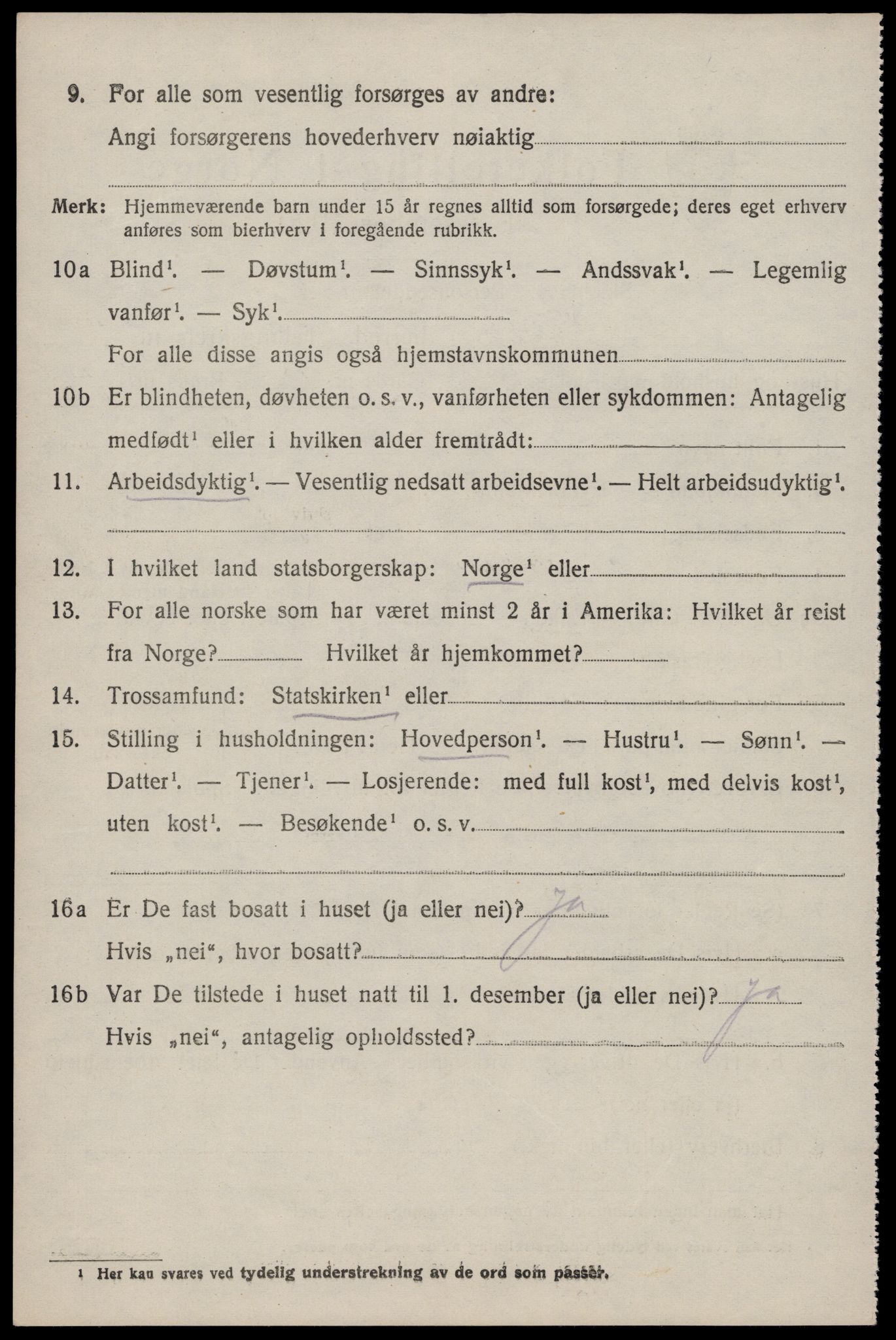 SAST, 1920 census for Tysvær, 1920, p. 1683