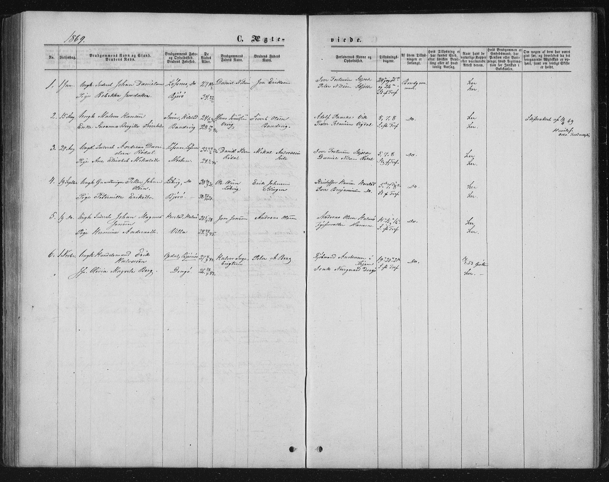 Ministerialprotokoller, klokkerbøker og fødselsregistre - Nord-Trøndelag, AV/SAT-A-1458/771/L0595: Parish register (official) no. 771A02, 1840-1869