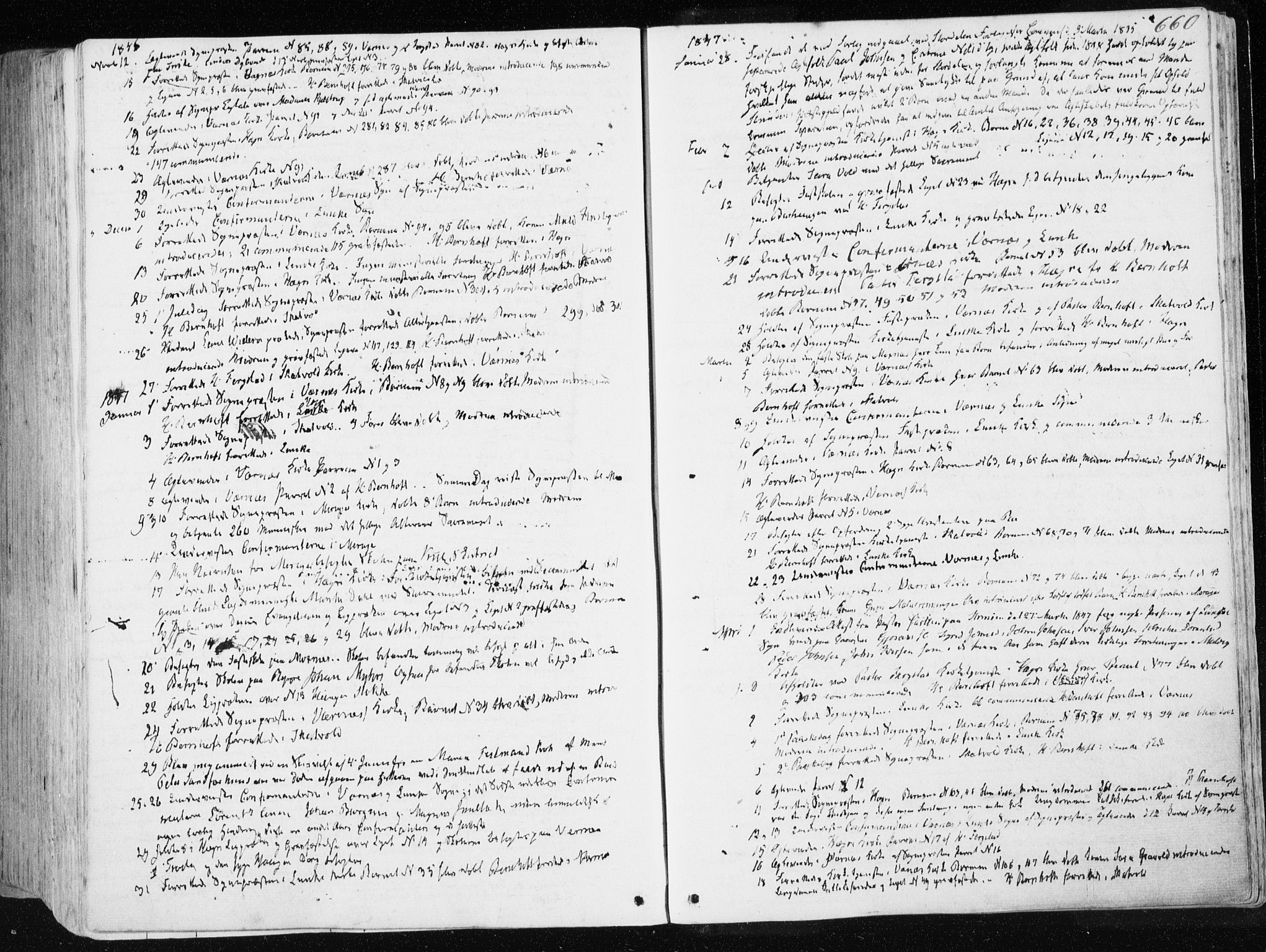 Ministerialprotokoller, klokkerbøker og fødselsregistre - Nord-Trøndelag, AV/SAT-A-1458/709/L0074: Parish register (official) no. 709A14, 1845-1858, p. 660