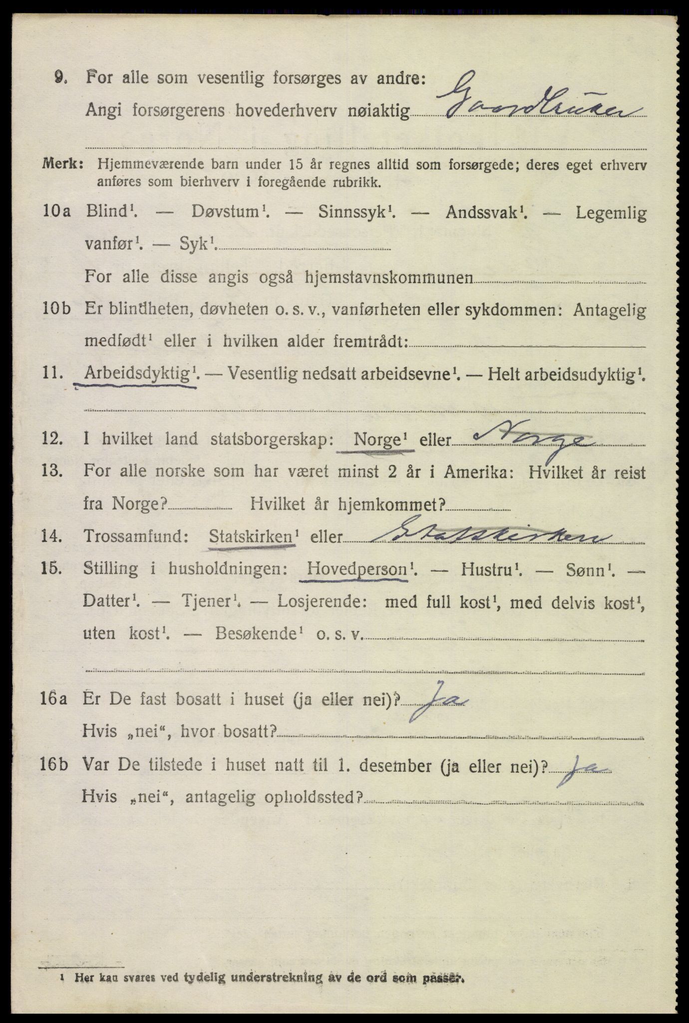 SAH, 1920 census for Grue, 1920, p. 9370