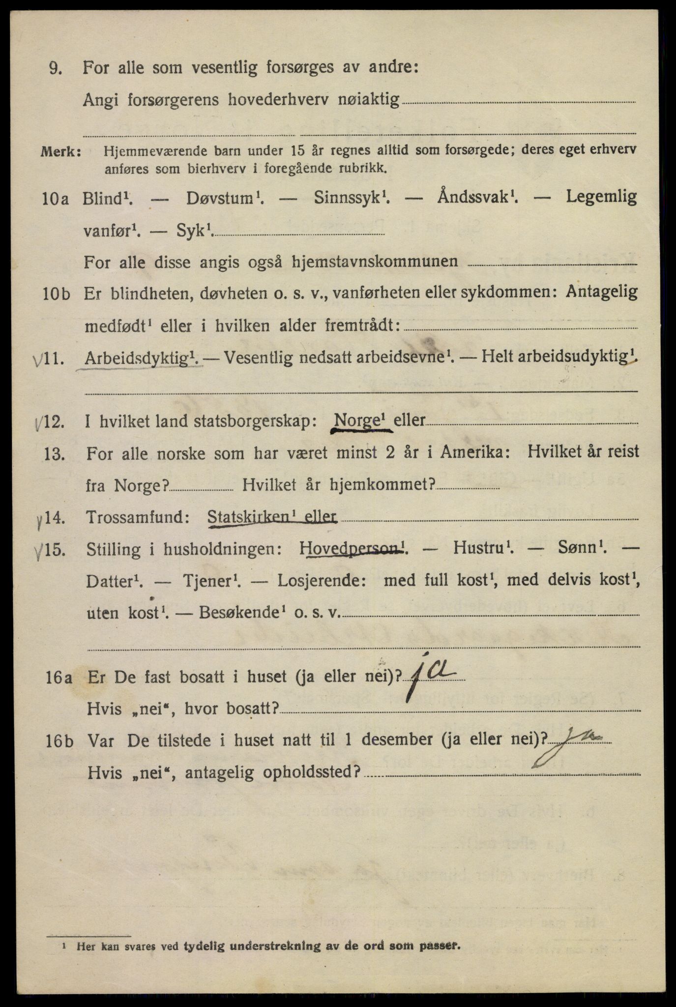 SAO, 1920 census for Kristiania, 1920, p. 340942