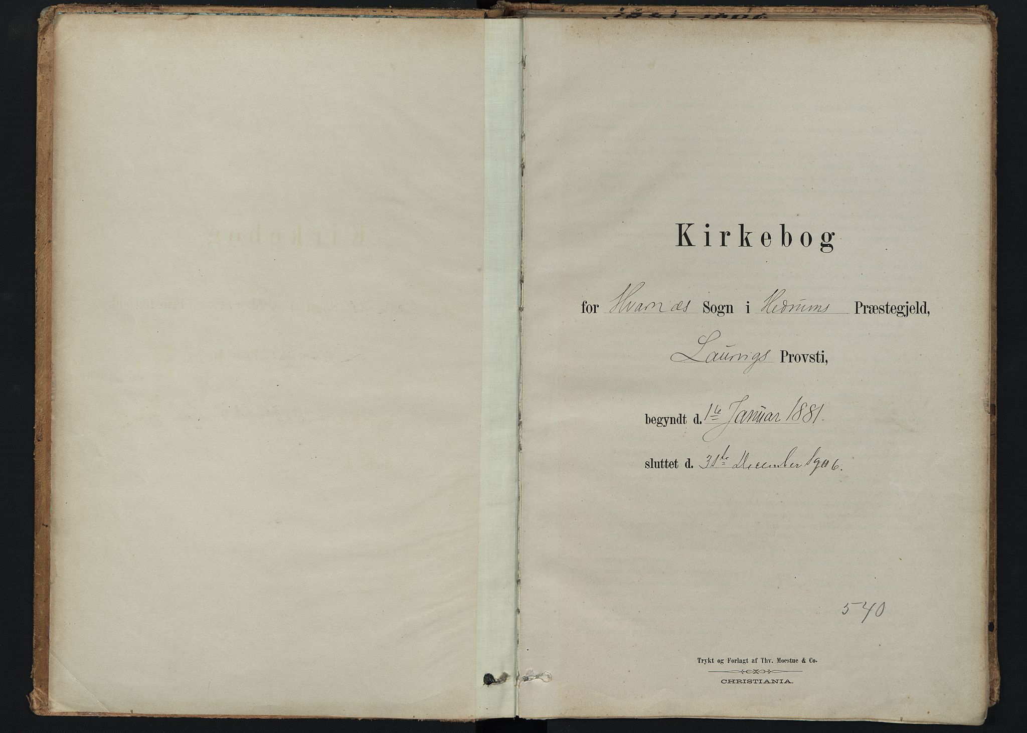Hedrum kirkebøker, SAKO/A-344/F/Fc/L0001: Parish register (official) no. III 1, 1881-1906