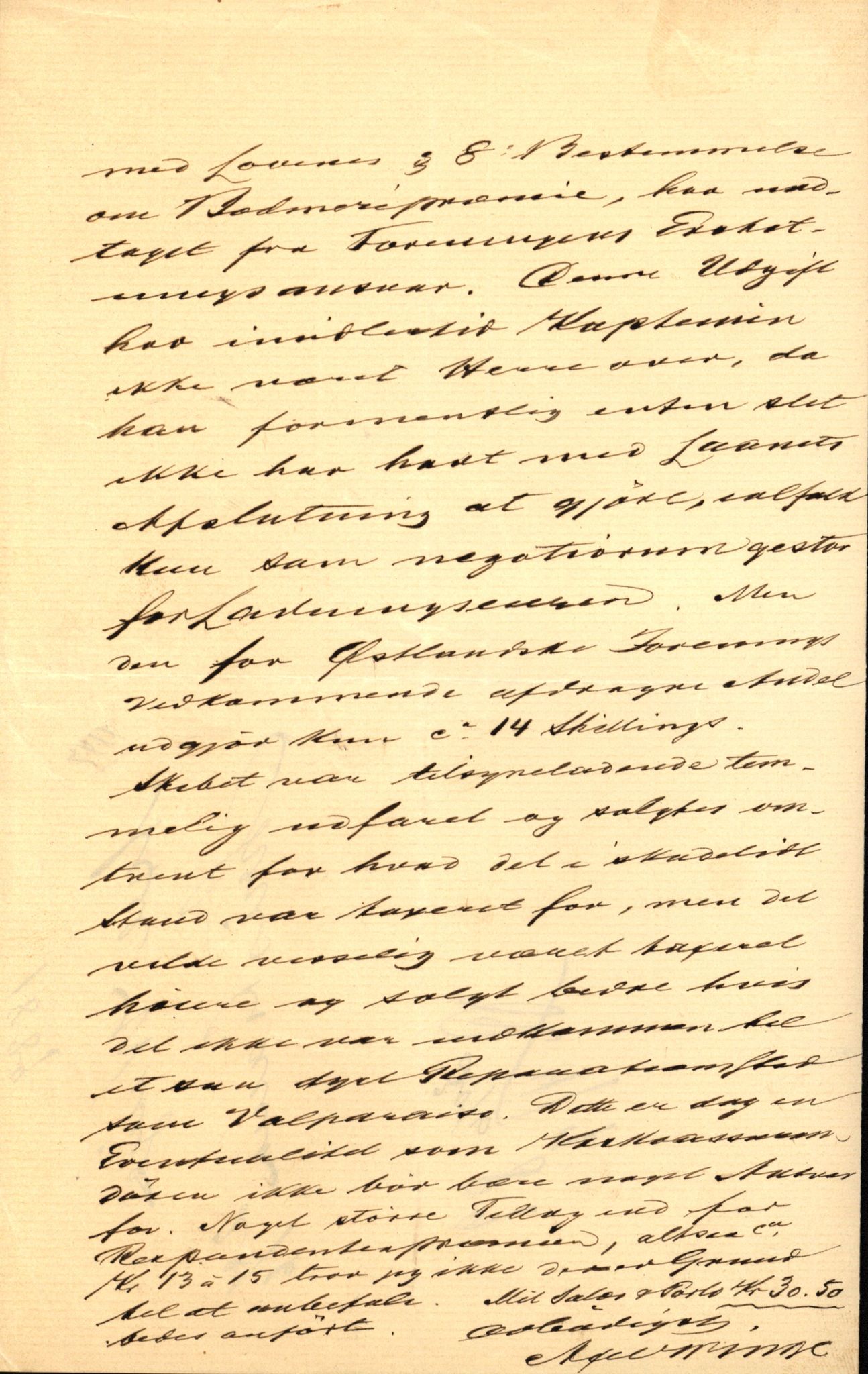 Pa 63 - Østlandske skibsassuranceforening, VEMU/A-1079/G/Ga/L0021/0004: Havaridokumenter / India, Jacbez, Jarlsberg, Kong Carl, Josephine, 1888, p. 3