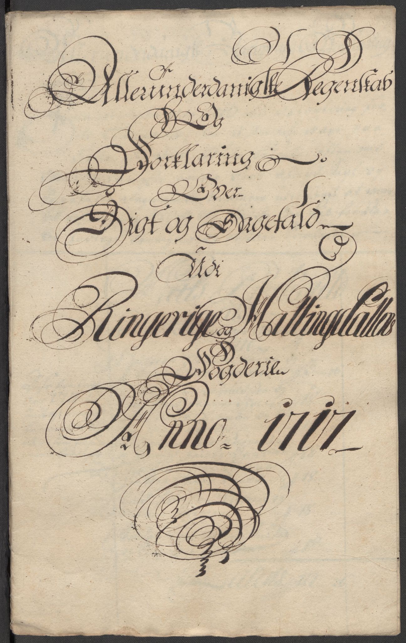 Rentekammeret inntil 1814, Reviderte regnskaper, Fogderegnskap, RA/EA-4092/R23/L1475: Fogderegnskap Ringerike og Hallingdal, 1717, p. 190