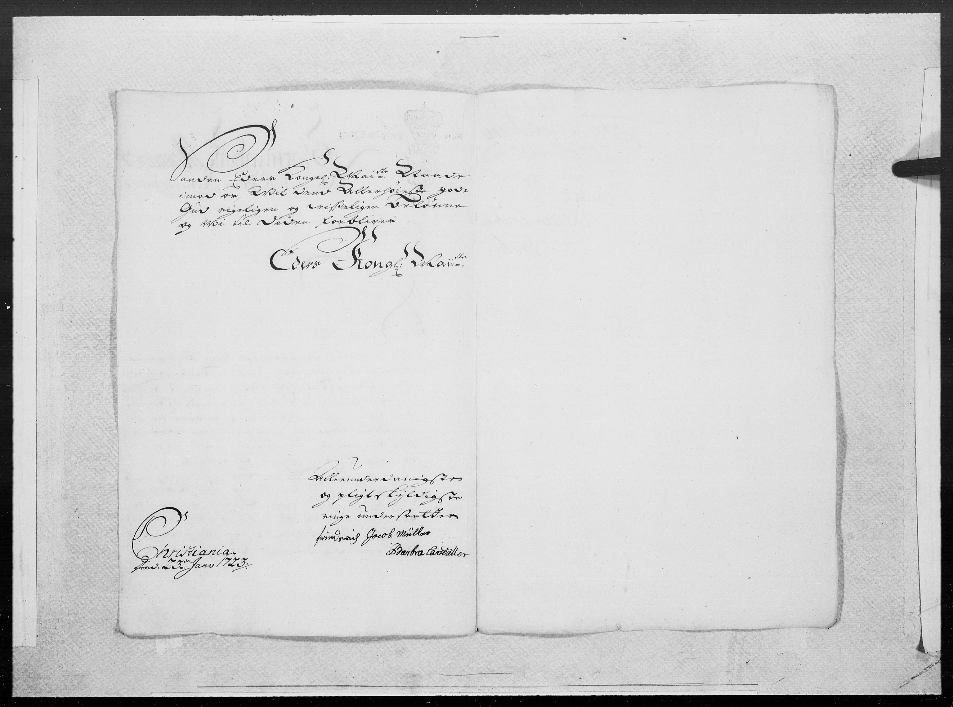 Danske Kanselli 1572-1799, AV/RA-EA-3023/F/Fc/Fcc/Fcca/L0092: Norske innlegg 1572-1799, 1723, p. 101