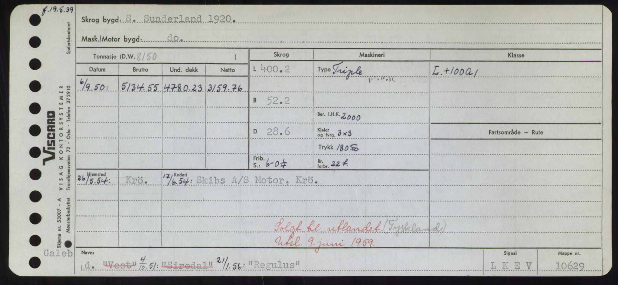 Sjøfartsdirektoratet med forløpere, Skipsmålingen, RA/S-1627/H/Hd/L0030: Fartøy, Q-Riv, p. 337