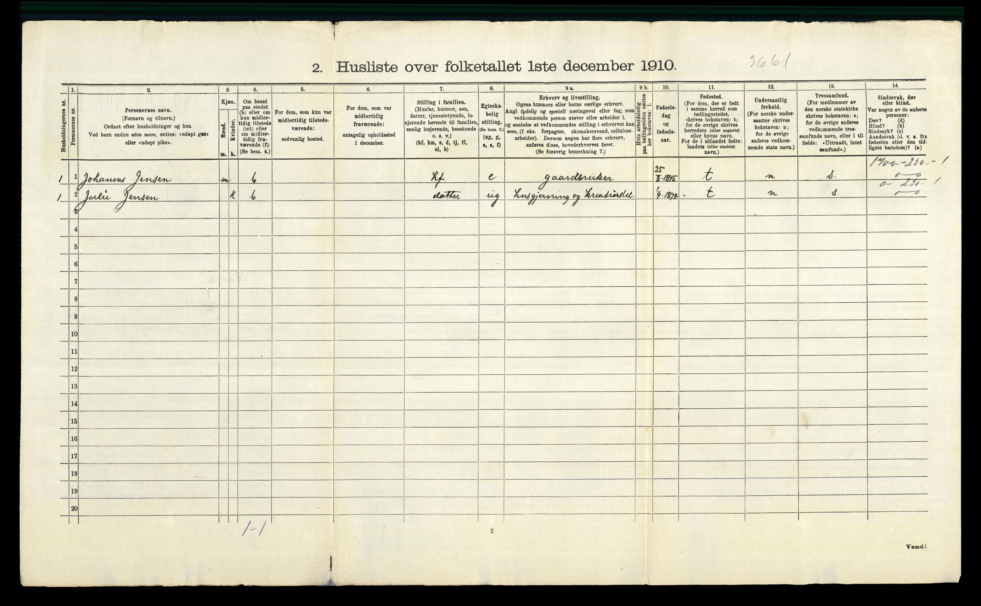 RA, 1910 census for Råde, 1910, p. 33