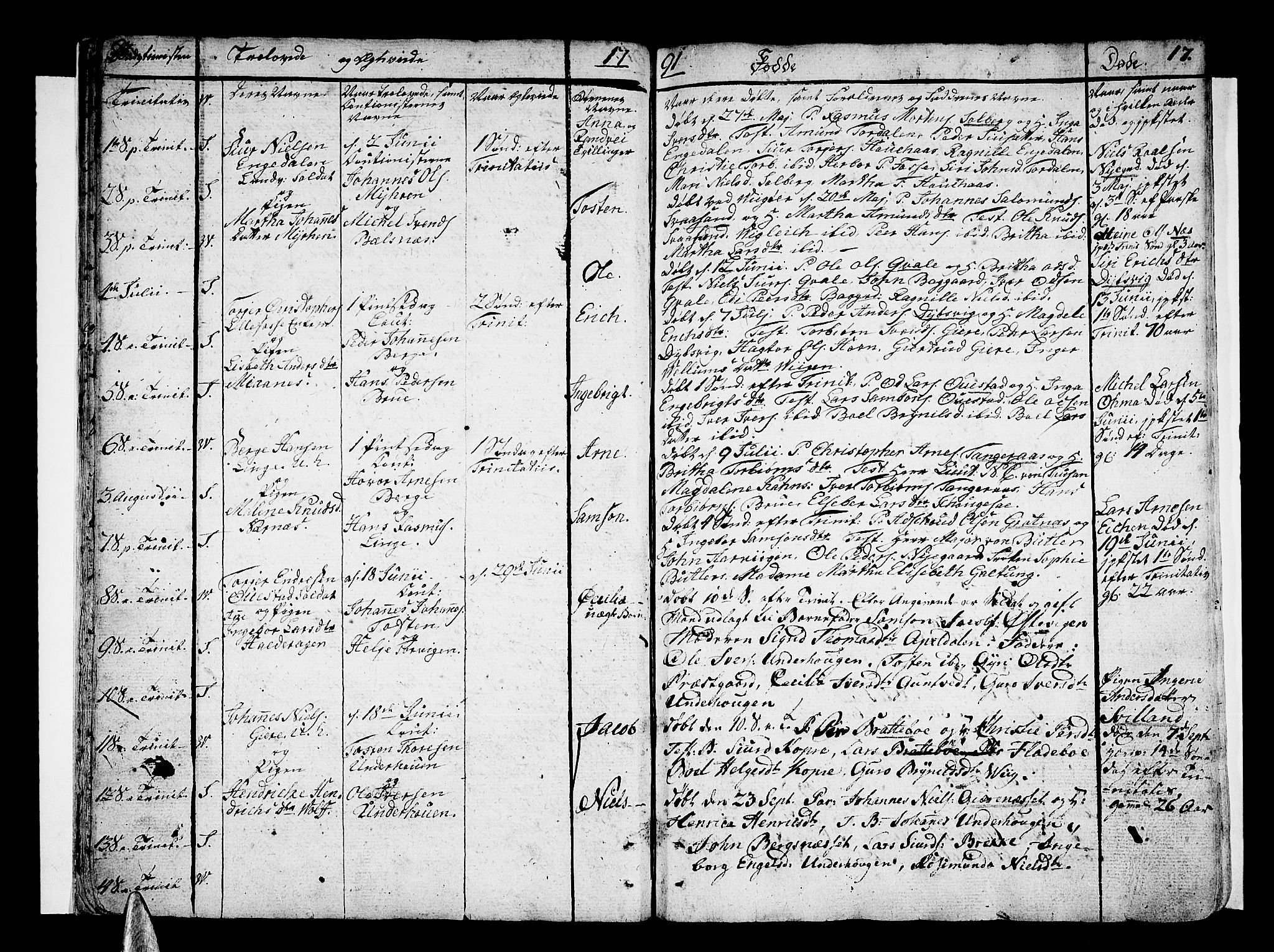 Strandebarm sokneprestembete, AV/SAB-A-78401/H/Haa: Parish register (official) no. A 4, 1788-1817, p. 17