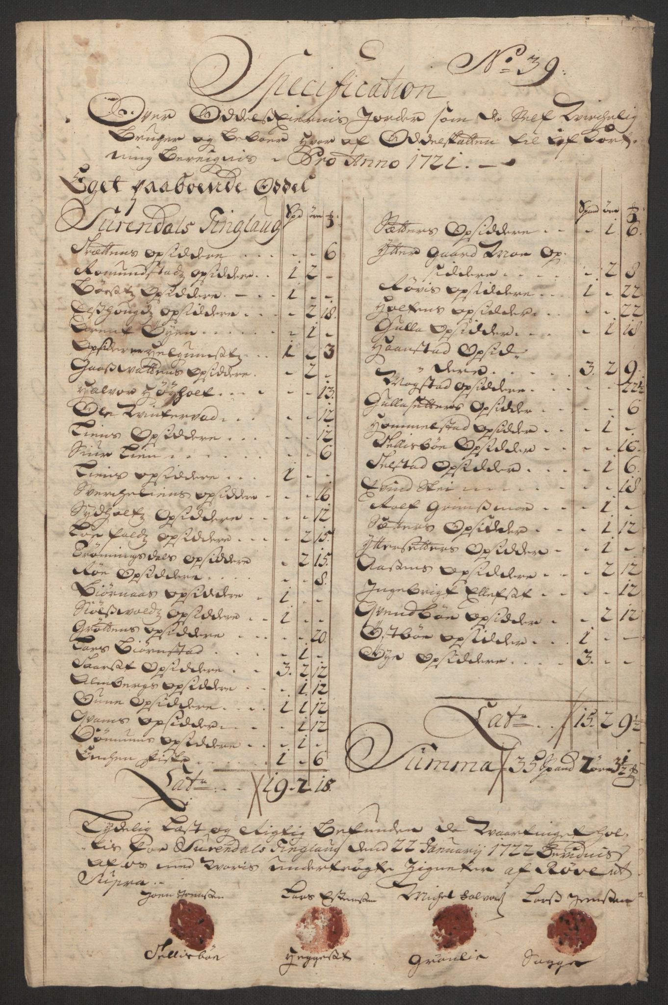 Rentekammeret inntil 1814, Reviderte regnskaper, Fogderegnskap, AV/RA-EA-4092/R56/L3754: Fogderegnskap Nordmøre, 1721, p. 301