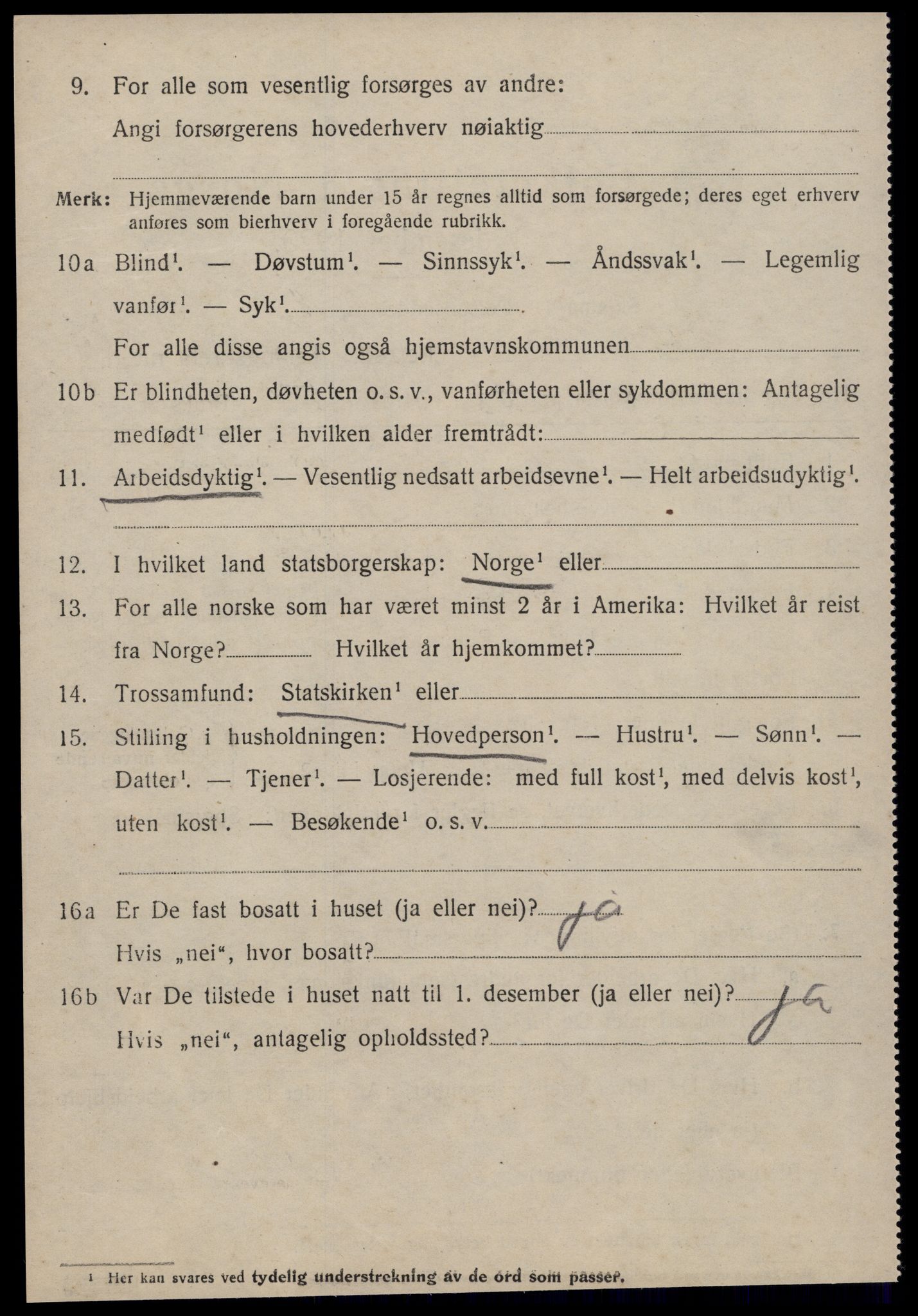 SAT, 1920 census for Fræna, 1920, p. 5084