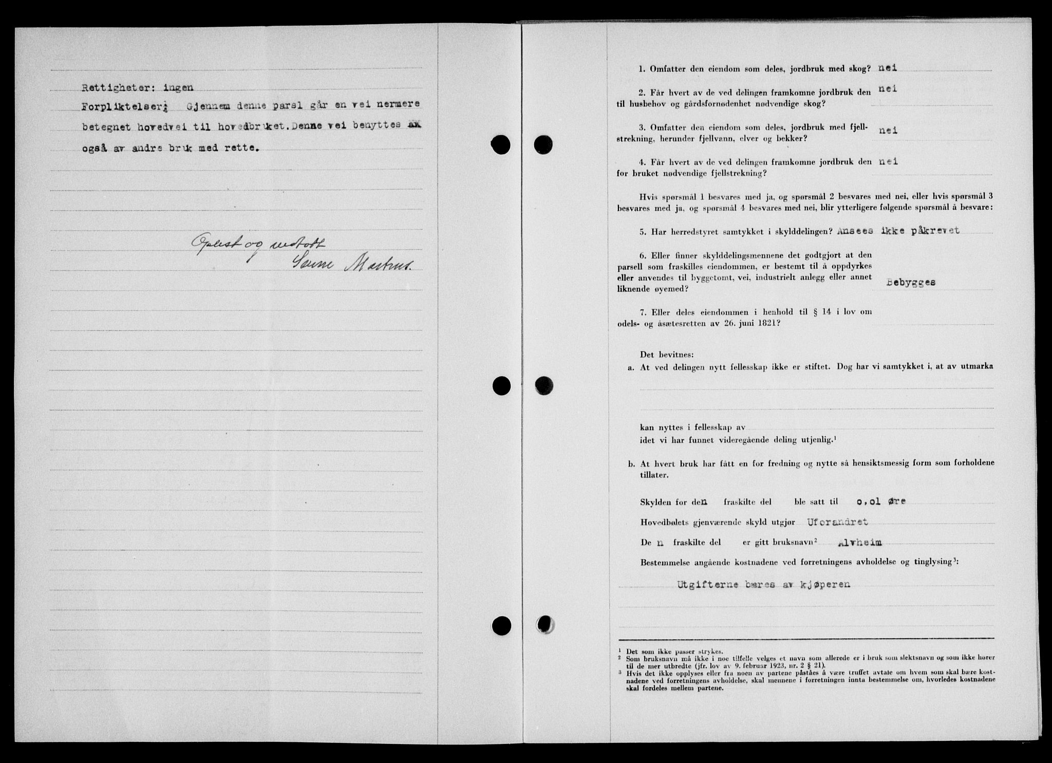 Lofoten sorenskriveri, SAT/A-0017/1/2/2C/L0017a: Mortgage book no. 17a, 1947-1948, Diary no: : 1729/1947