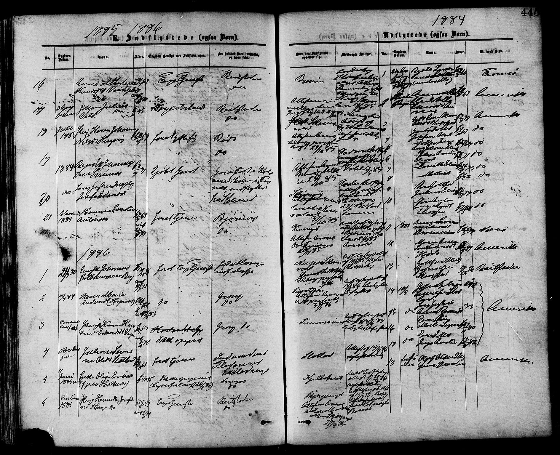 Ministerialprotokoller, klokkerbøker og fødselsregistre - Nord-Trøndelag, SAT/A-1458/773/L0616: Parish register (official) no. 773A07, 1870-1887, p. 445