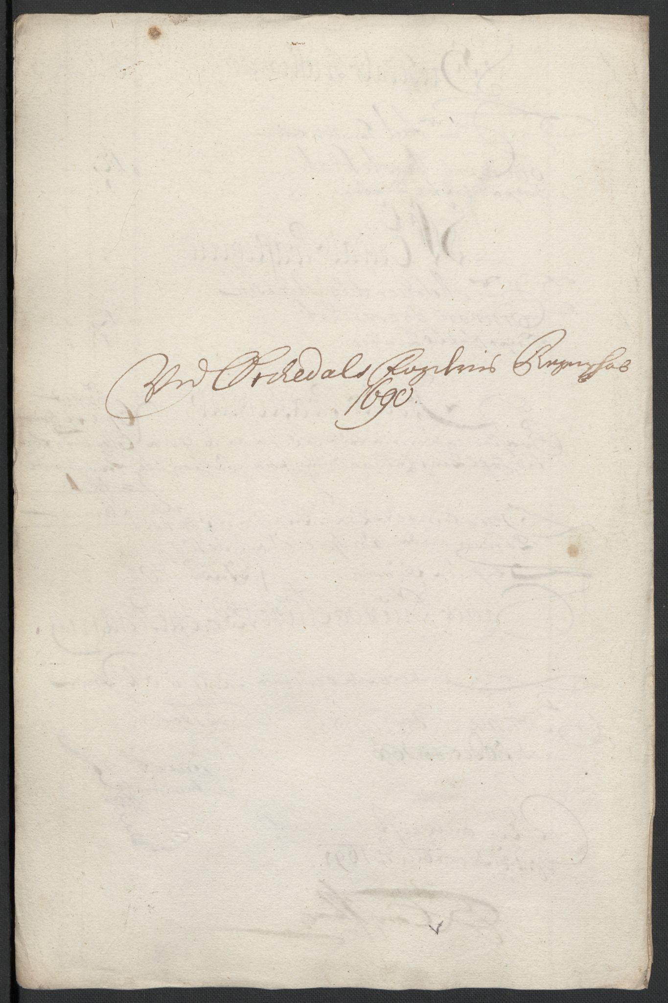 Rentekammeret inntil 1814, Reviderte regnskaper, Fogderegnskap, RA/EA-4092/R58/L3936: Fogderegnskap Orkdal, 1689-1690, p. 401