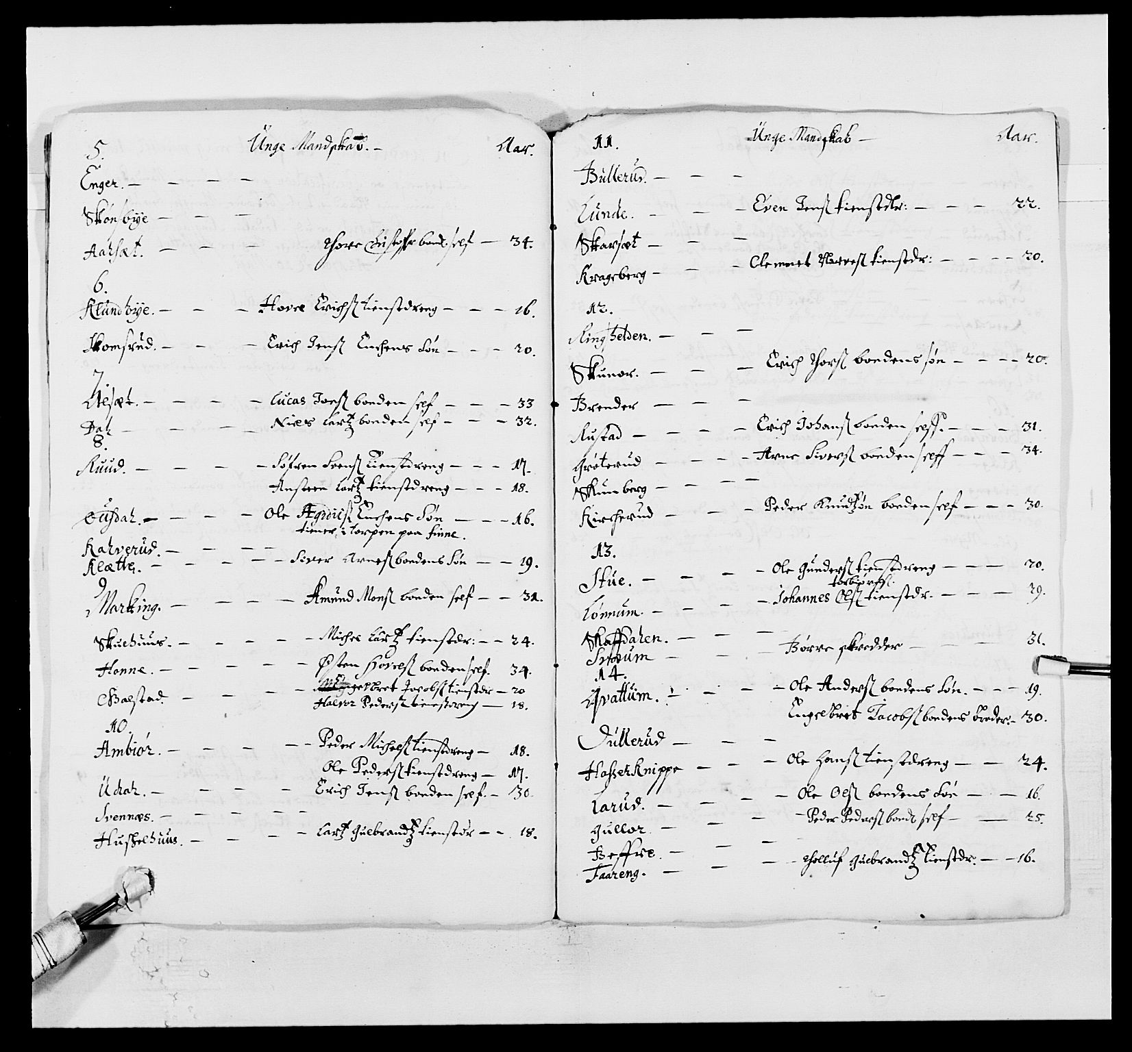 Kommanderende general (KG I) med Det norske krigsdirektorium, AV/RA-EA-5419/E/Ea/L0501: Opplandske regiment, 1699-1700, p. 170