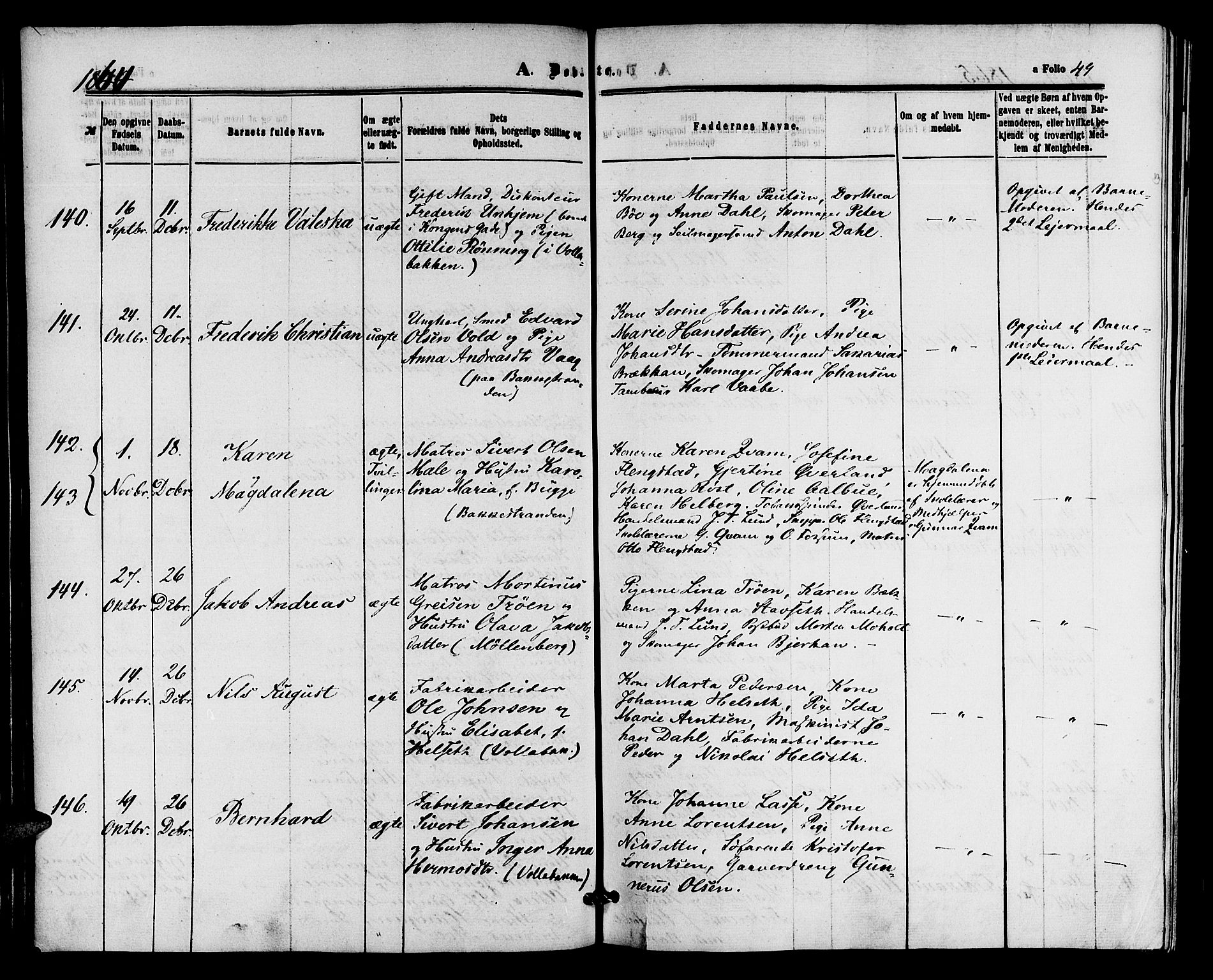 Ministerialprotokoller, klokkerbøker og fødselsregistre - Sør-Trøndelag, SAT/A-1456/604/L0185: Parish register (official) no. 604A06, 1861-1865, p. 49